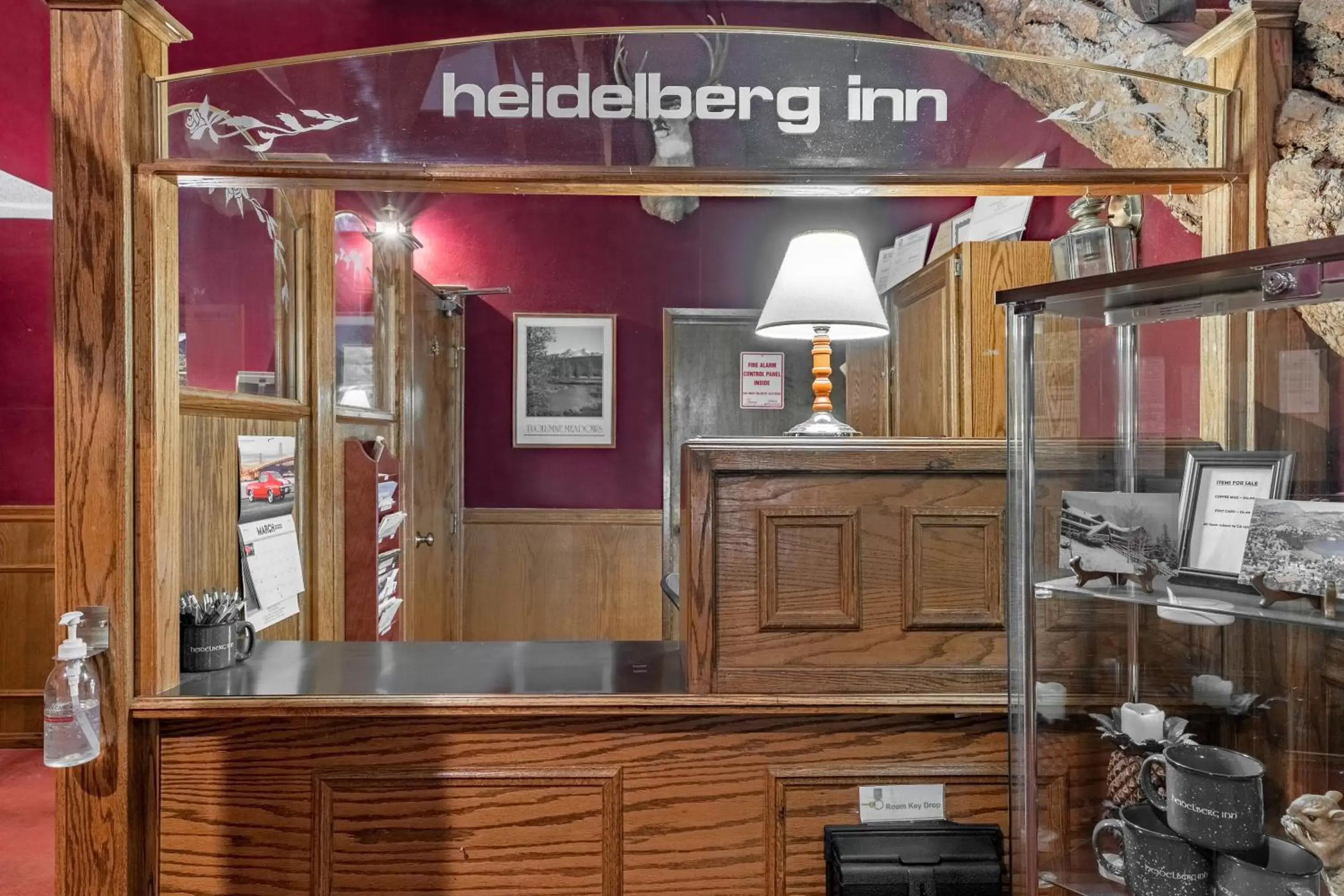 Lobby or reception in Heidelberg Inn