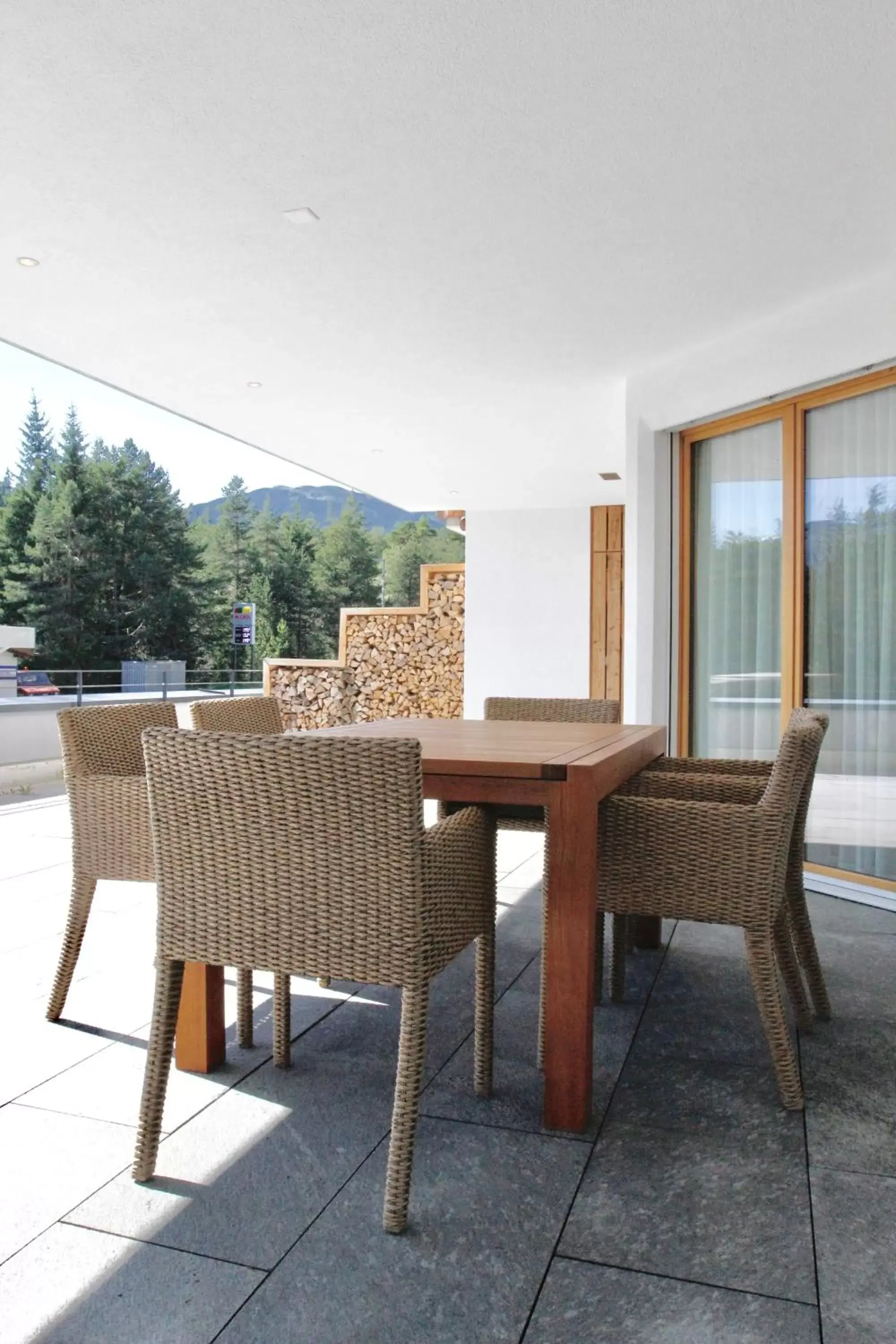 Balcony/Terrace in Hotel Sarain Active Mountain Resort
