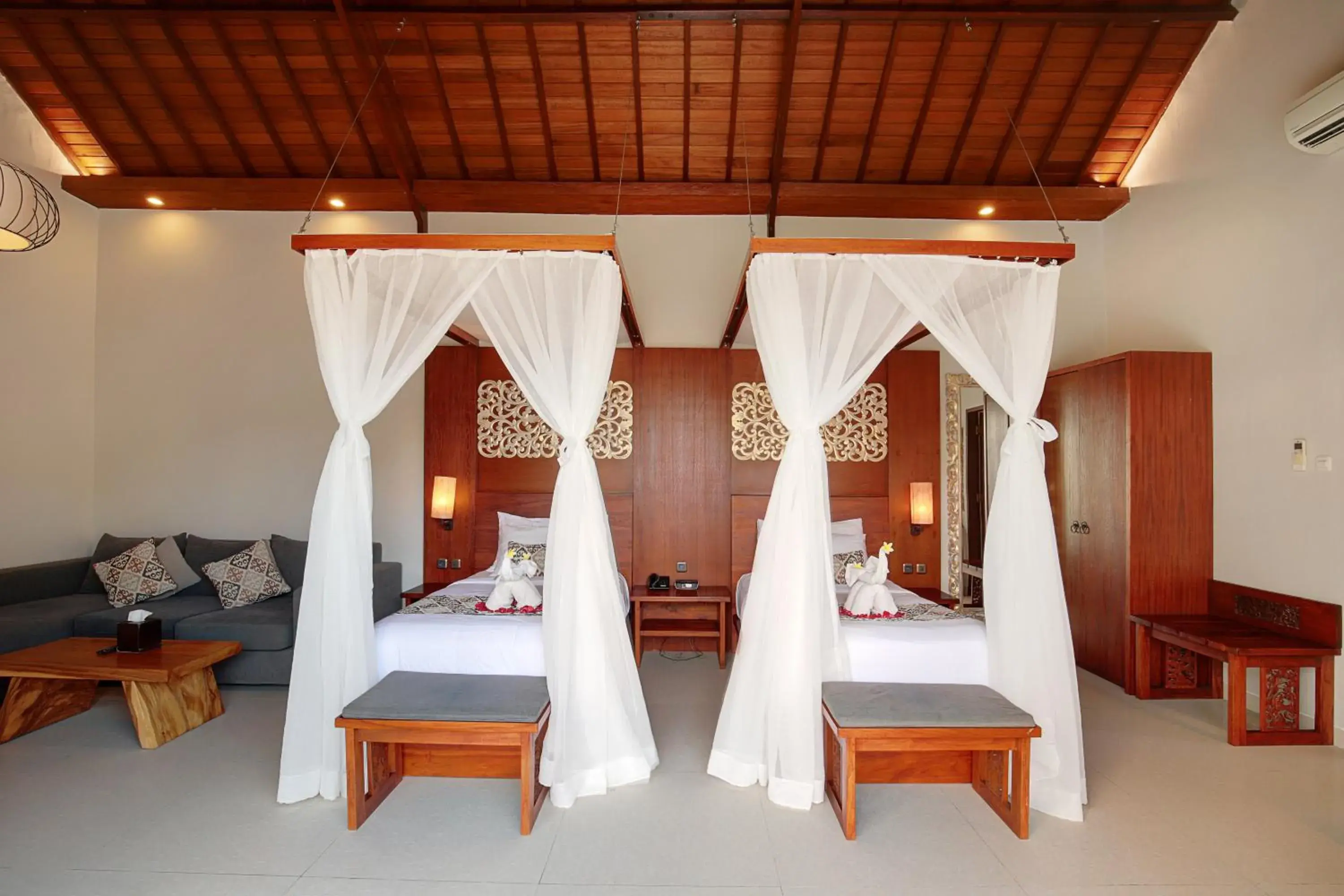 Bedroom in Lumbini Luxury Villas and Spa