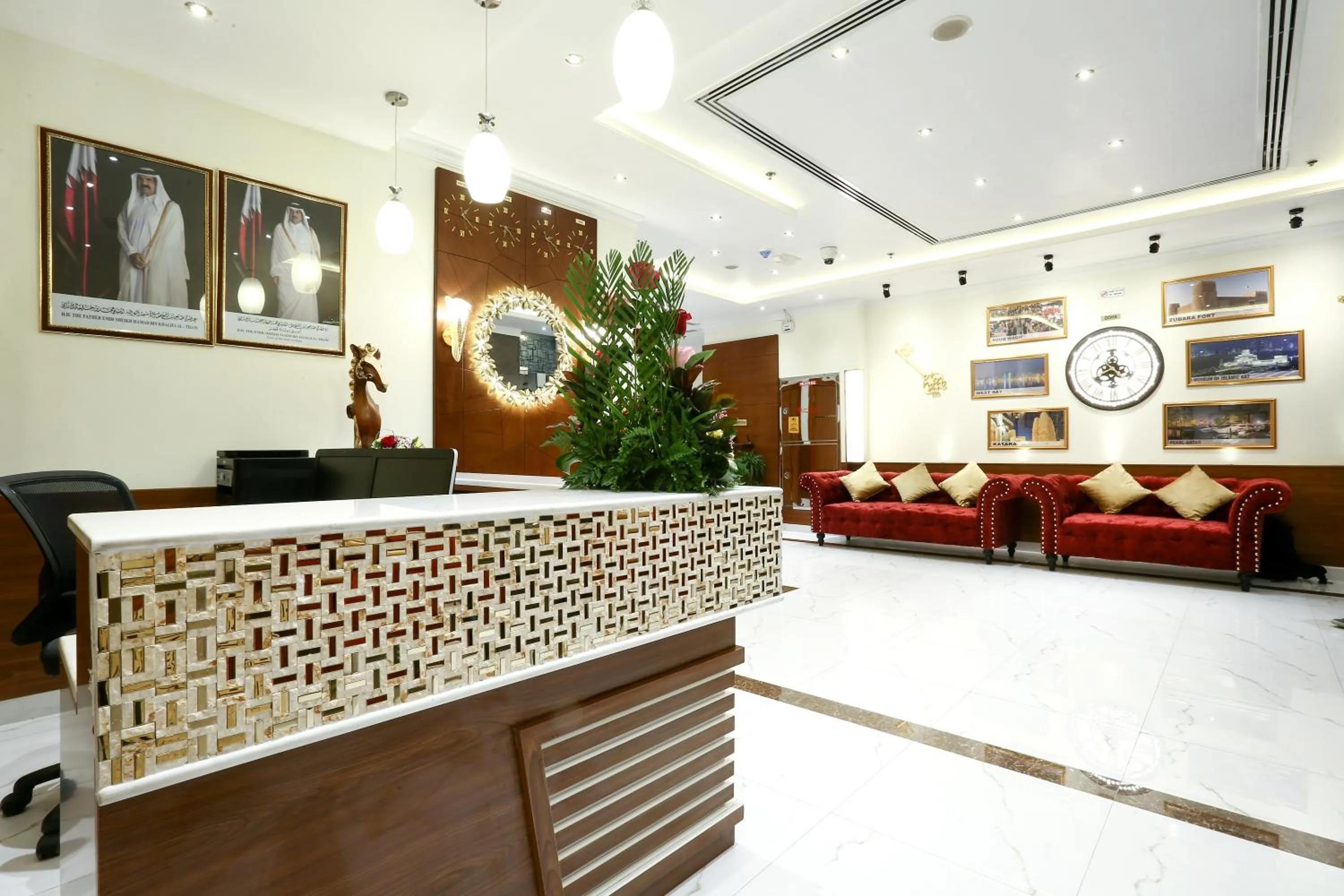 Lobby or reception in La Villa Suites Hotel