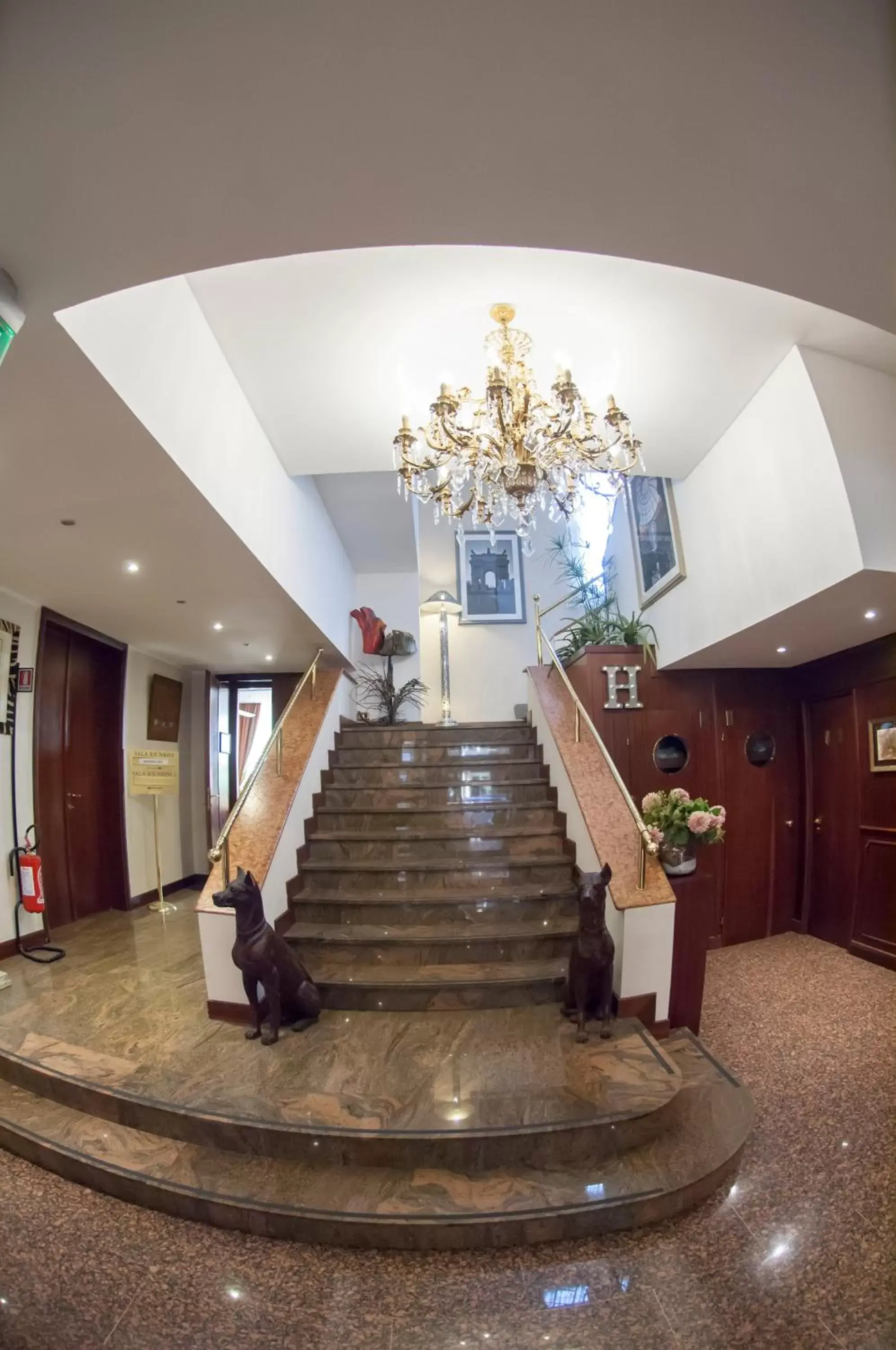 Decorative detail, Lobby/Reception in Hotel Bristol