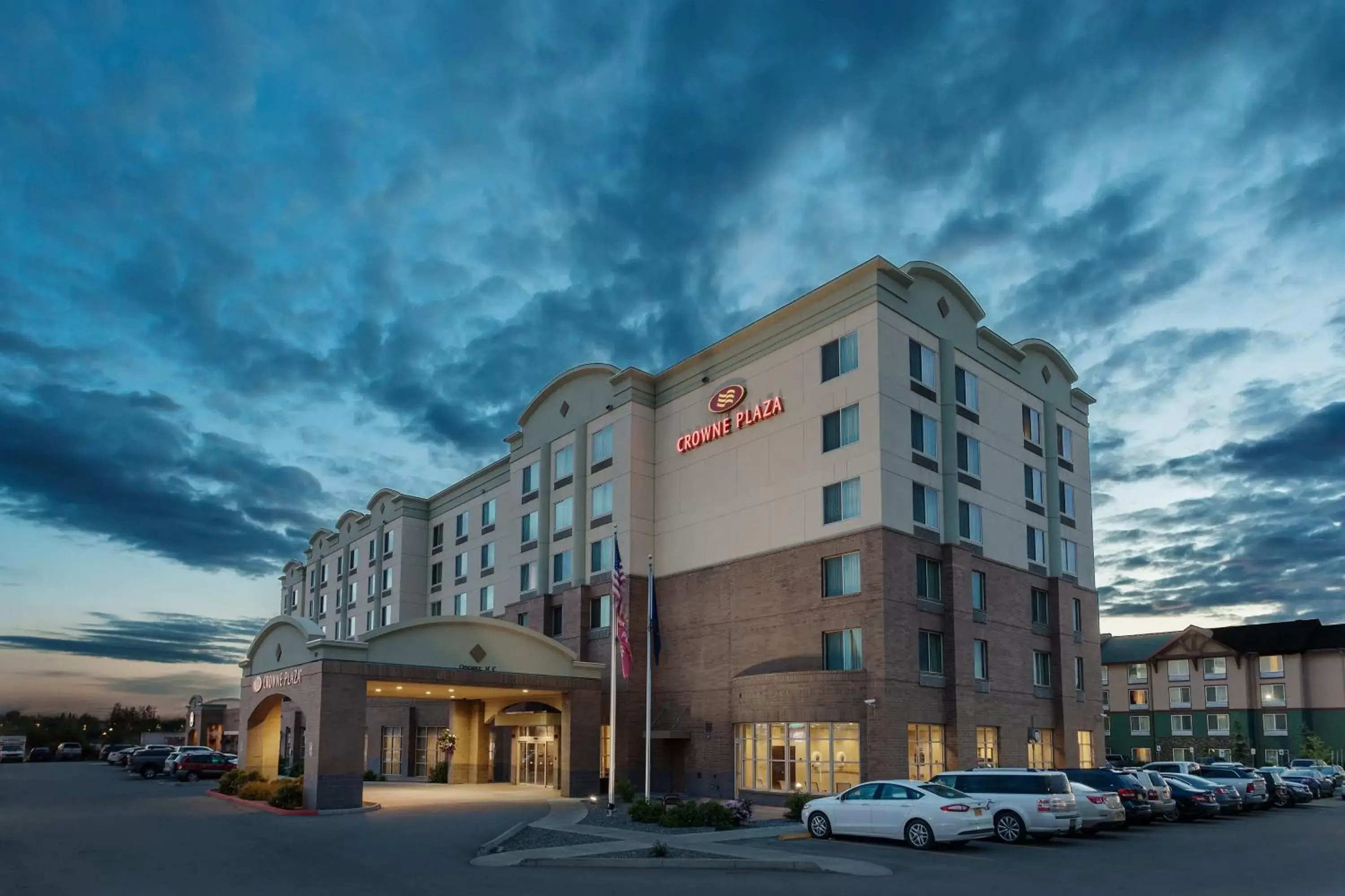 Property building in Crowne Plaza Anchorage-Midtown, an IHG Hotel