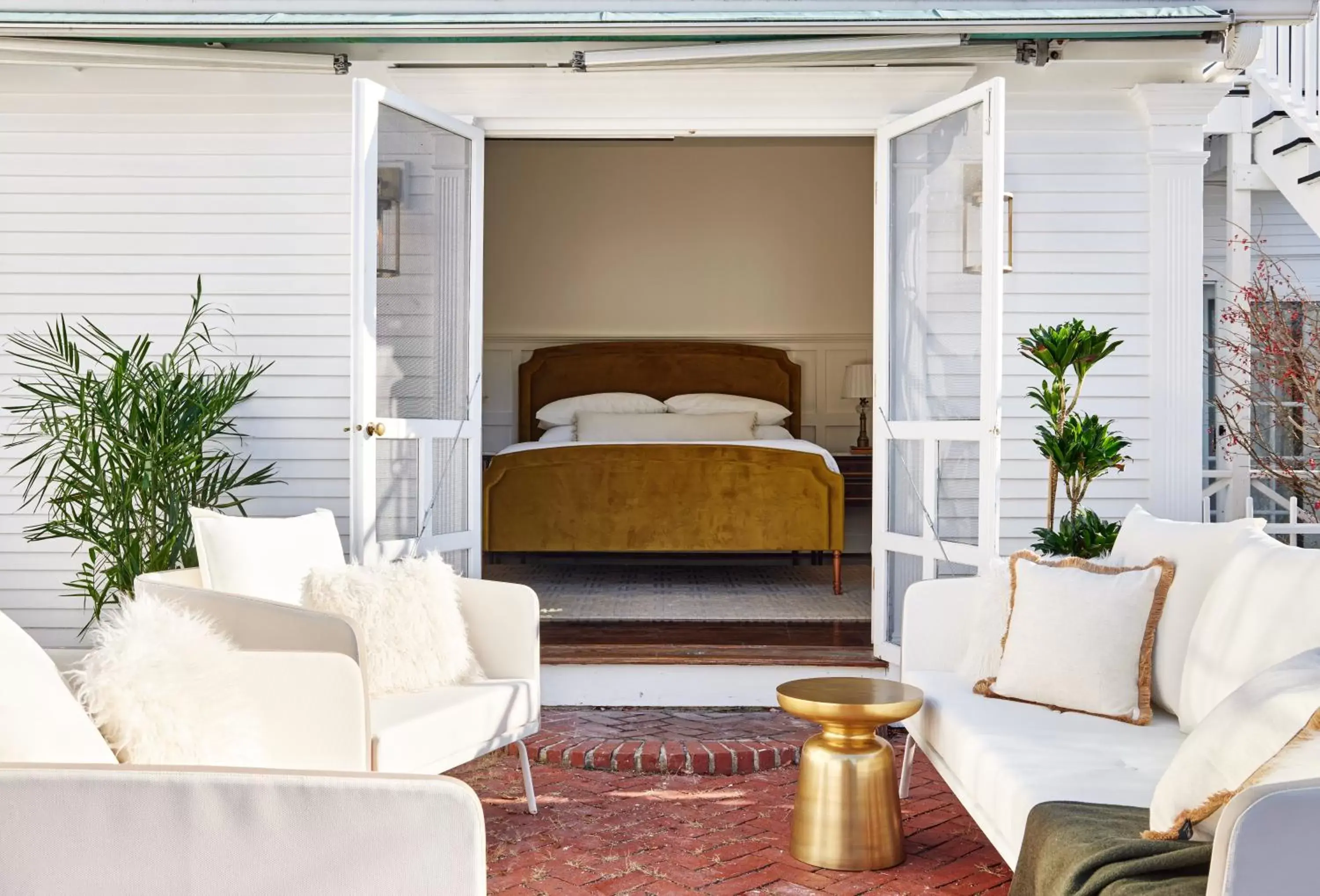 Patio, Bed in Kennebunkport Captains Collection Patio, Bed in Kennebunkport Captains Collection