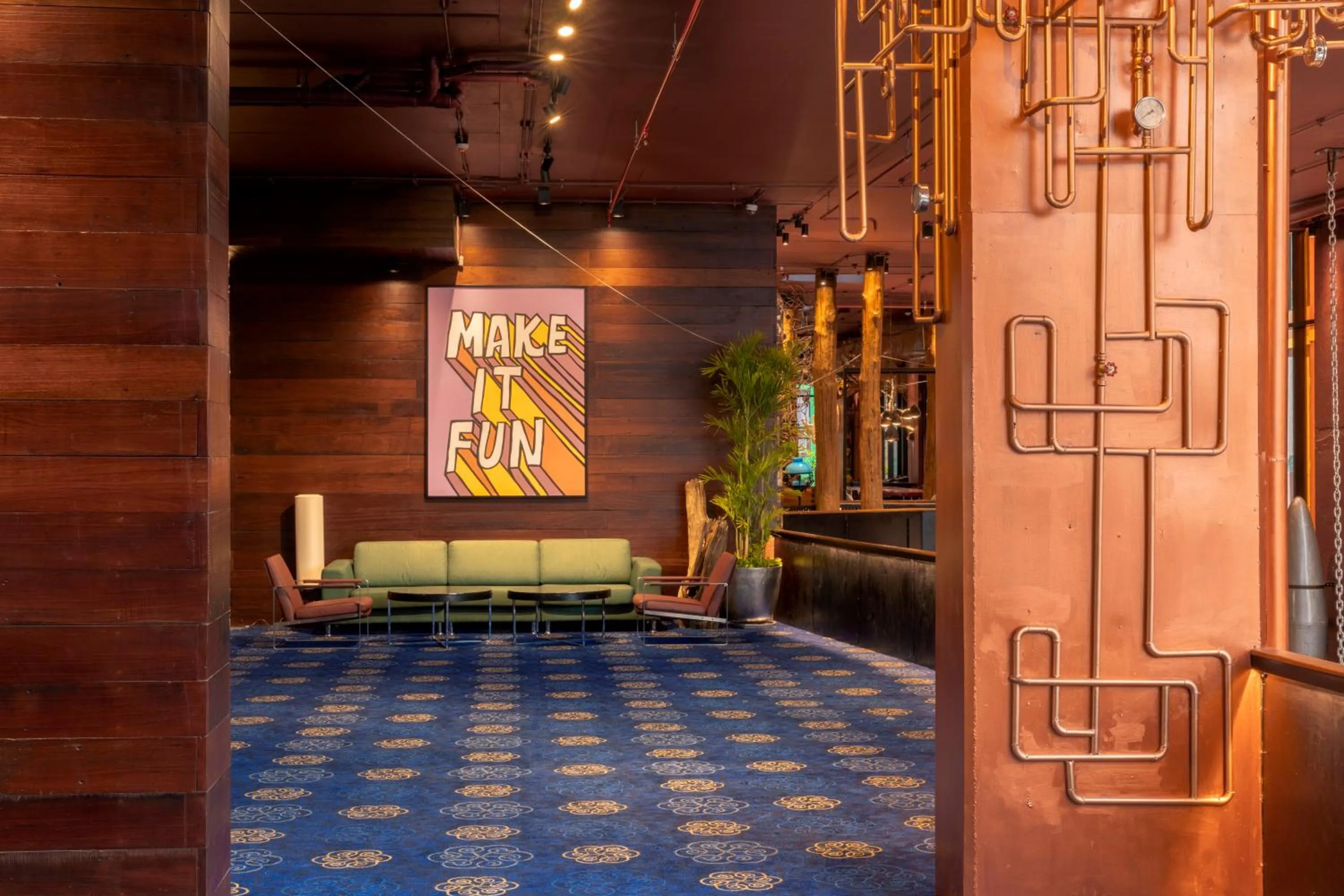 Seating area in MeStyle Museum Hotel