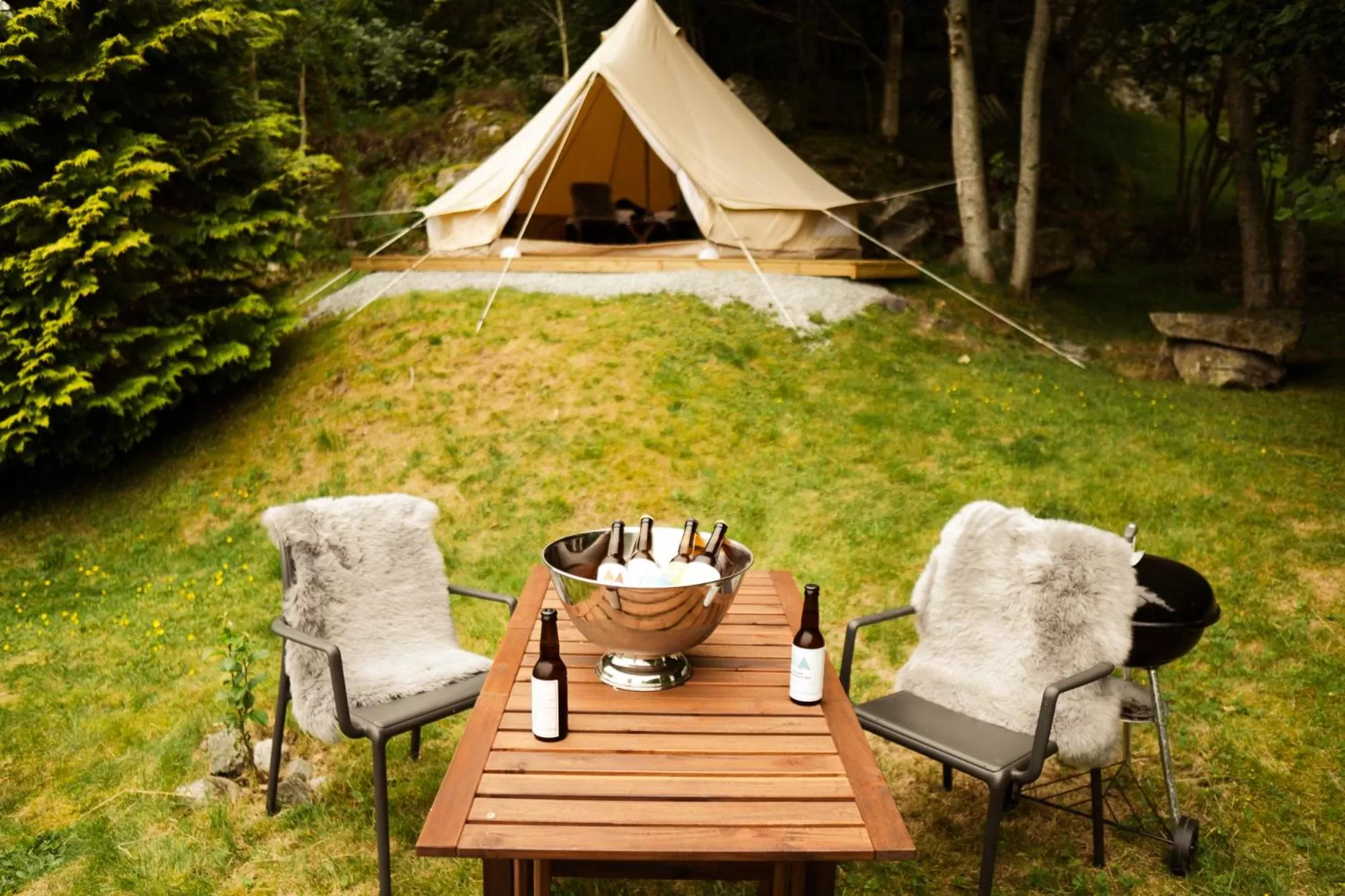 Garden in Lilland Brewery Hotel