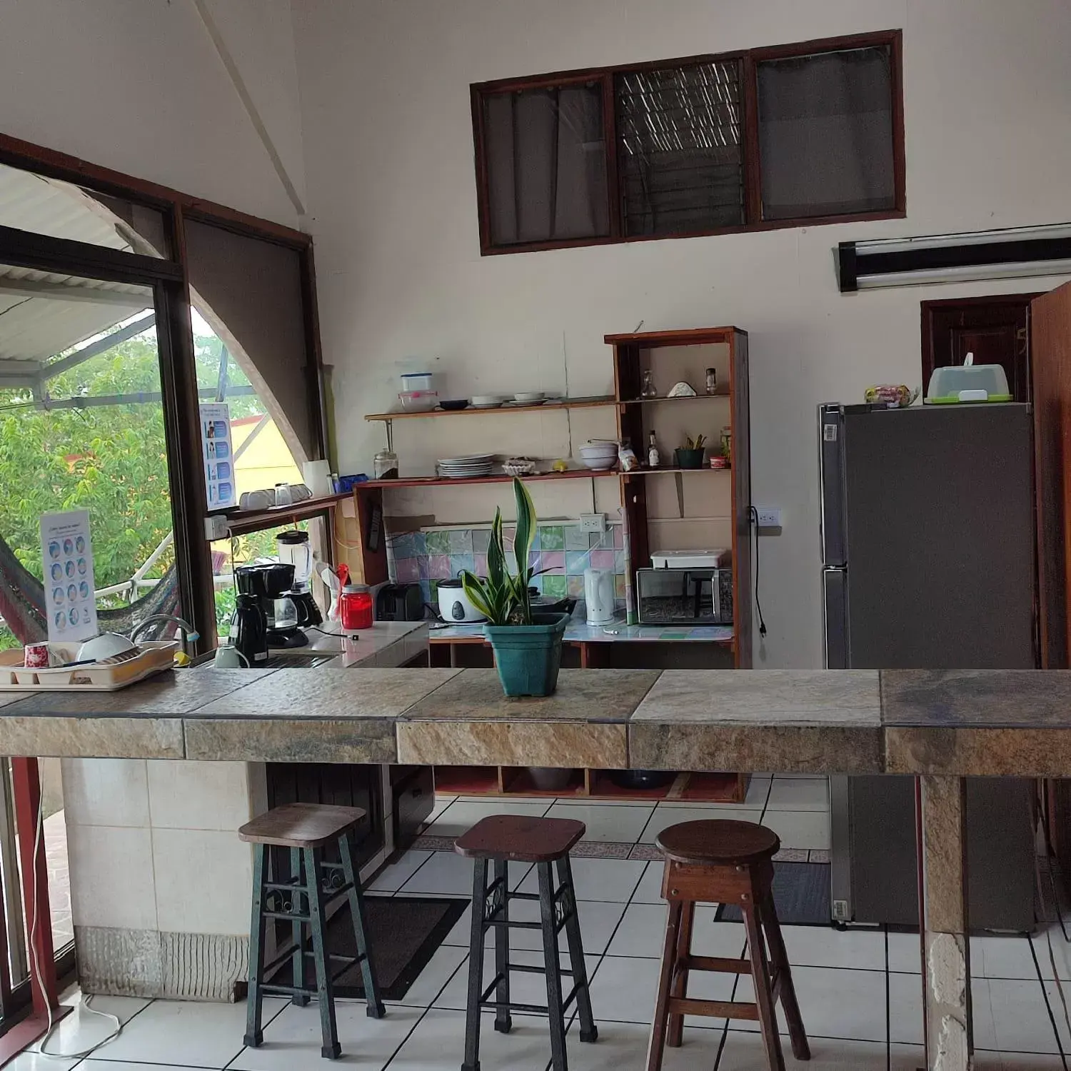 Dining area in Sleeping Mountain Arenal