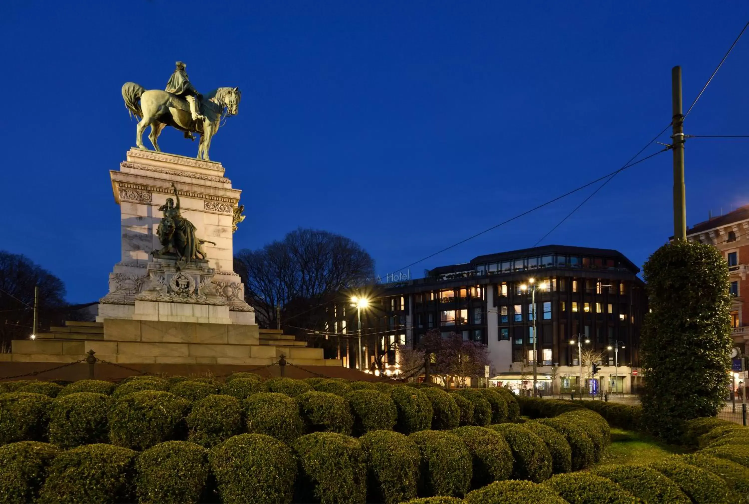 Property building in UNA Hotels Cusani Milano Property building in UNA Hotels Cusani Milano