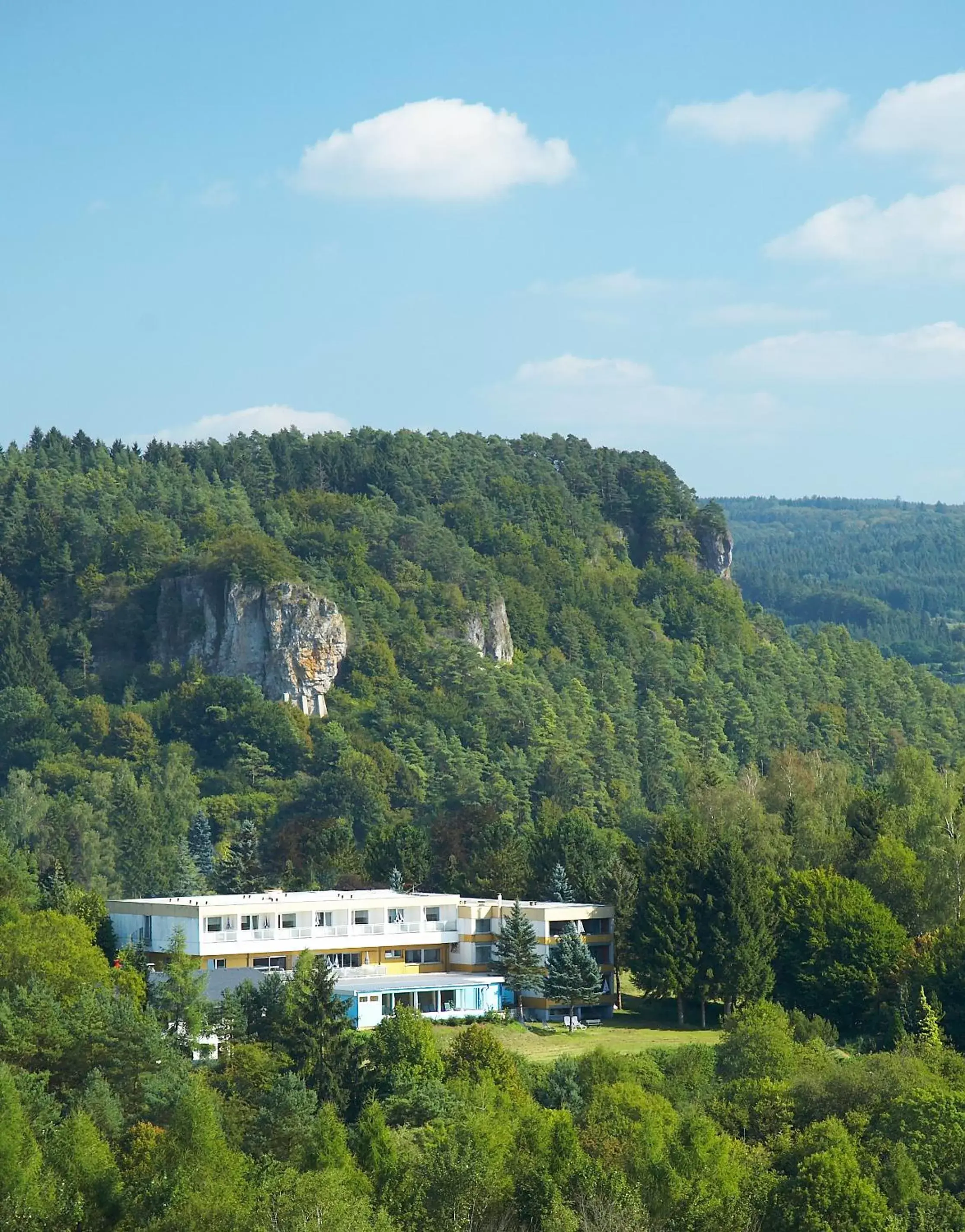 Bird's eye view, Bird's-eye View in Seehotel am Stausee