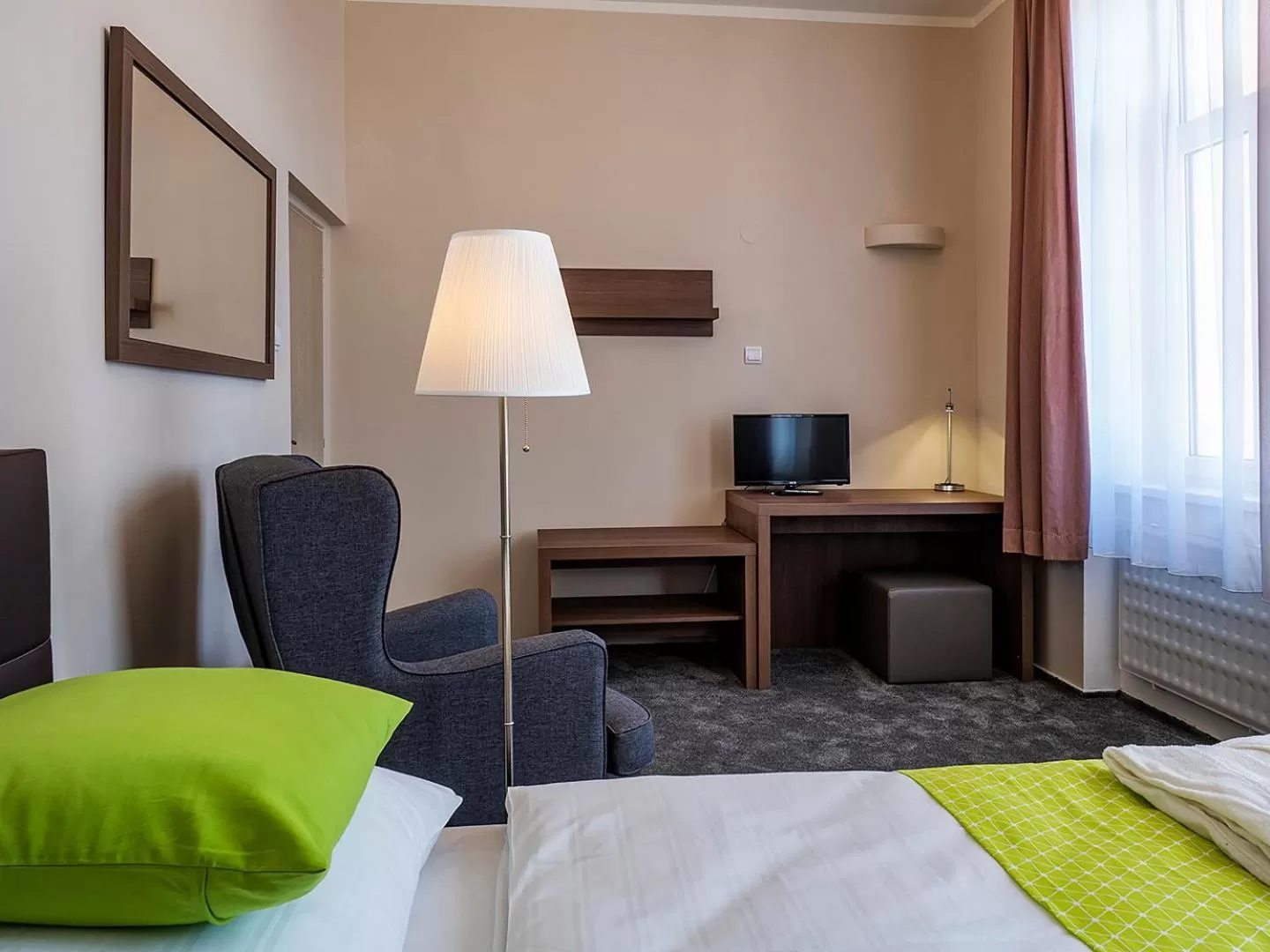 Bedroom, Bed in Hotel Olympia Česká Lípa