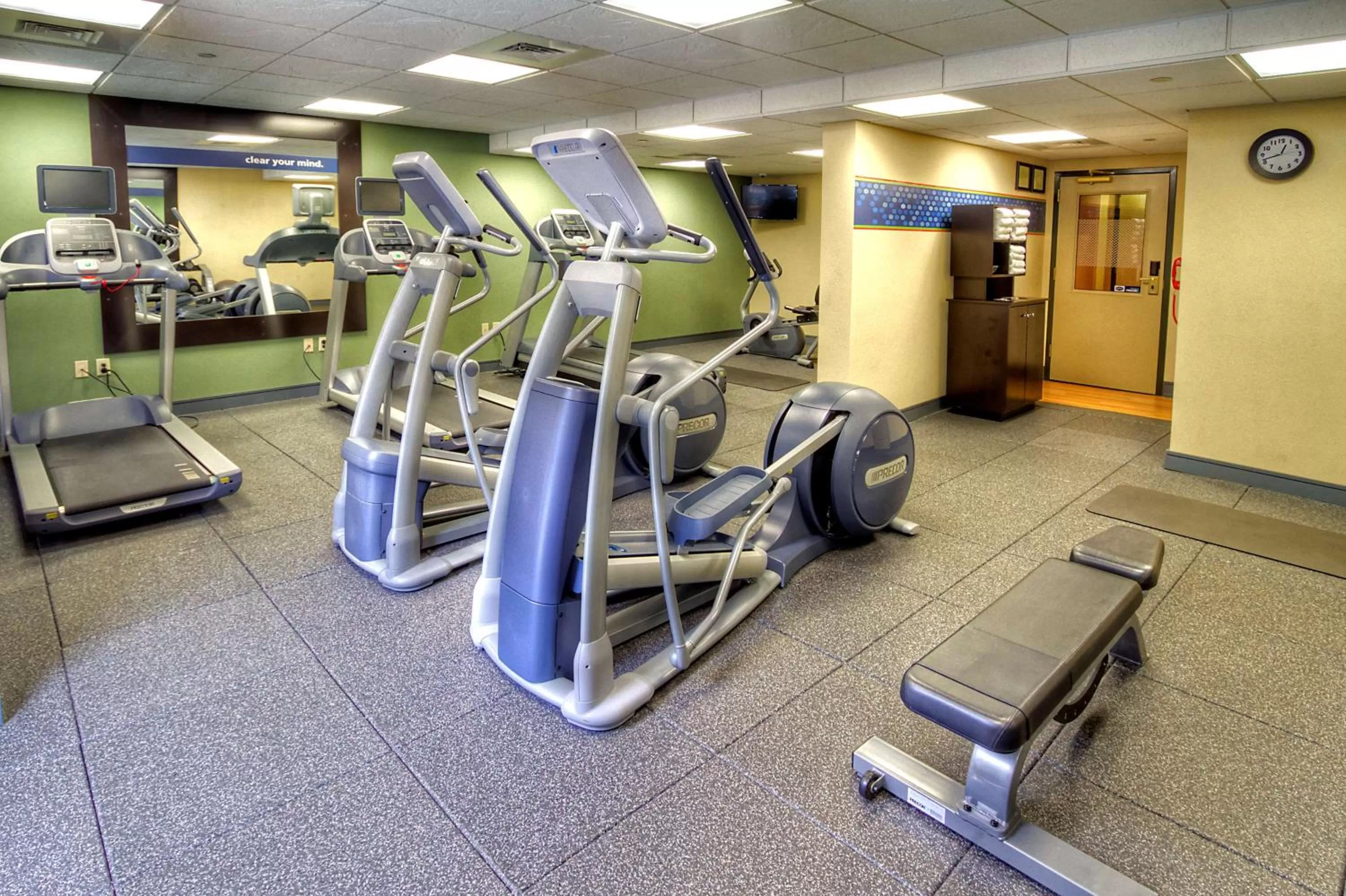 Fitness centre/facilities in Hampton Inn and Suites Asheville Airport