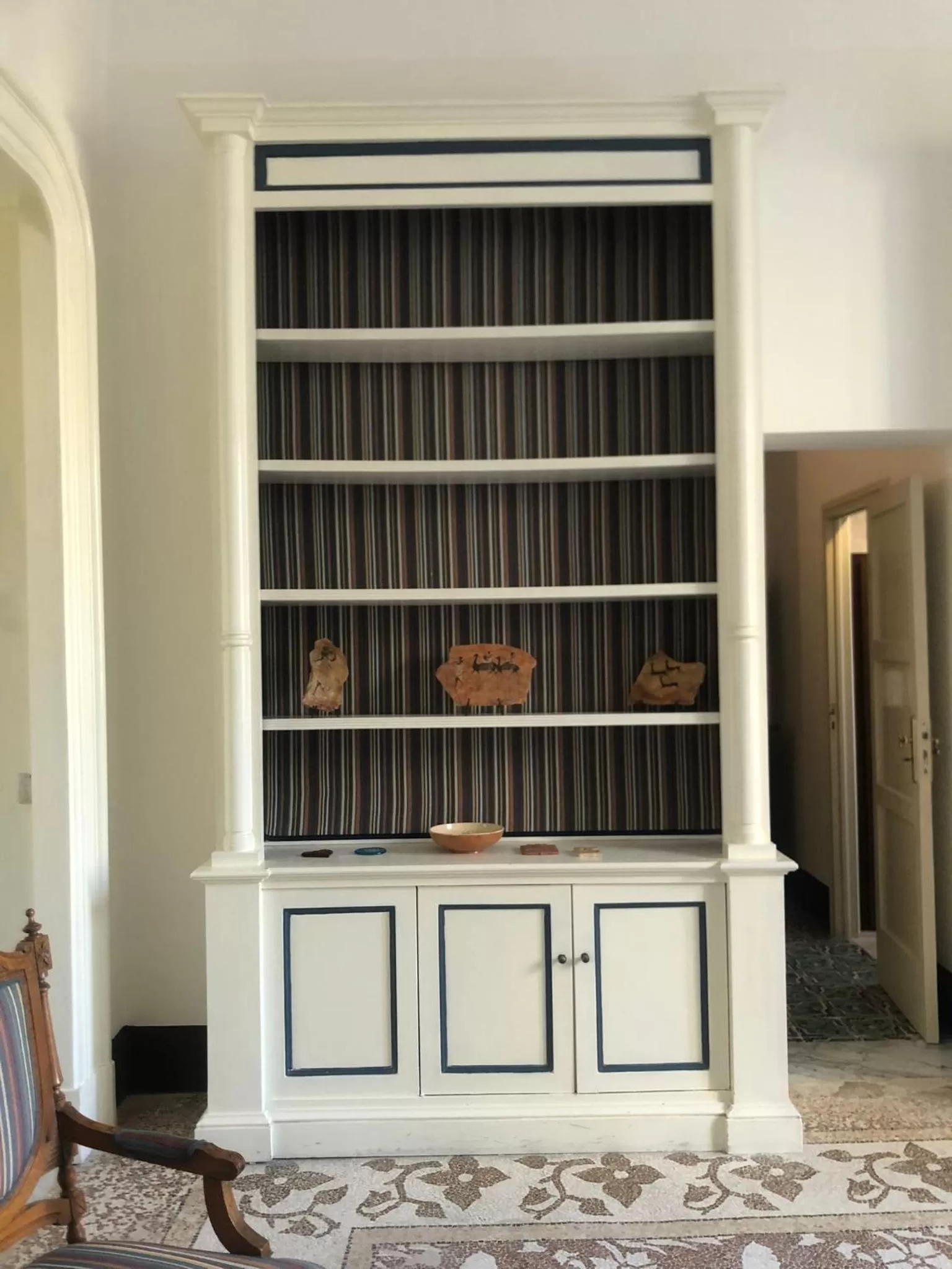 Seating area in Palazzo Bernardini Suites