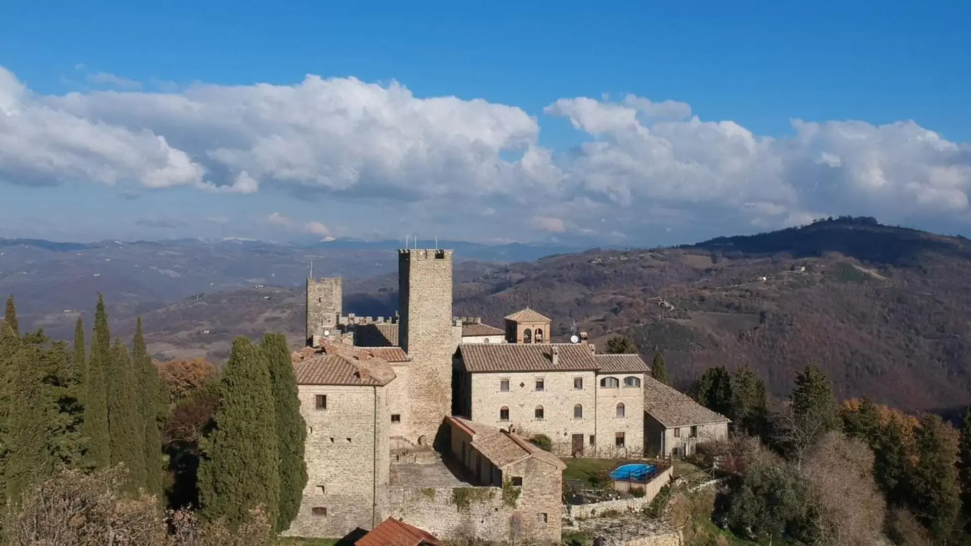 View (from property/room), Bird's-eye View in Castello Di Giomici