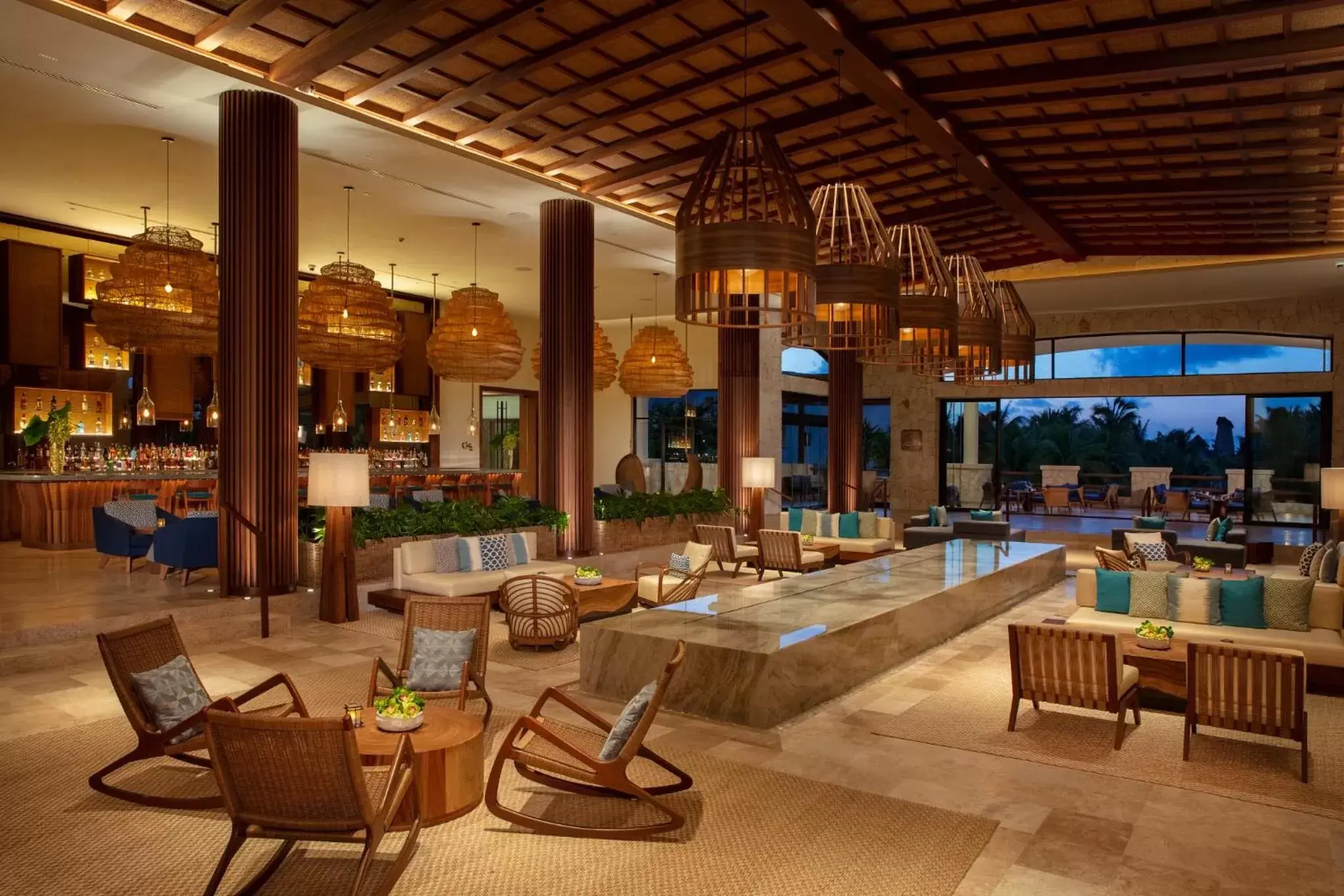 Lobby or reception, Restaurant/Places to Eat in Secrets Maroma Beach Riviera Cancun - Adults only