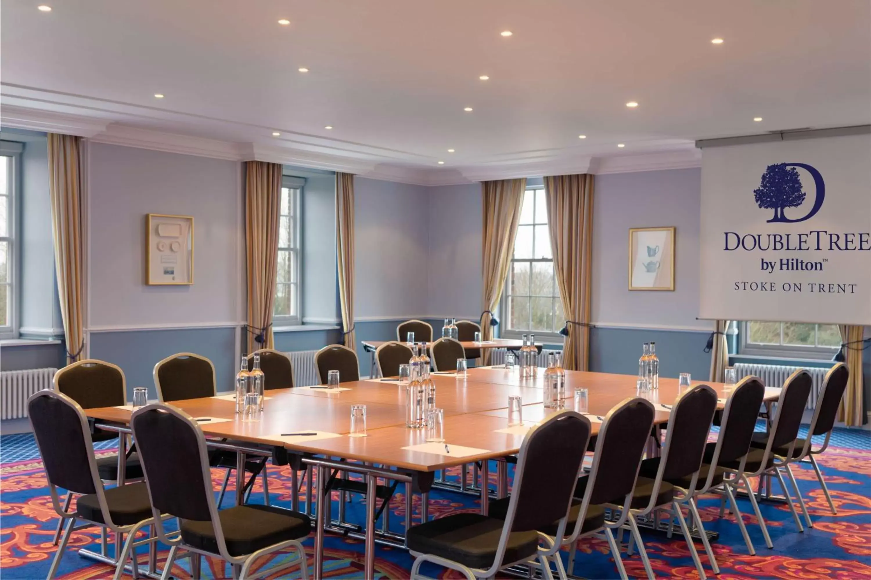 Meeting/conference room in DoubleTree by Hilton Stoke-on-Trent, United Kingdom