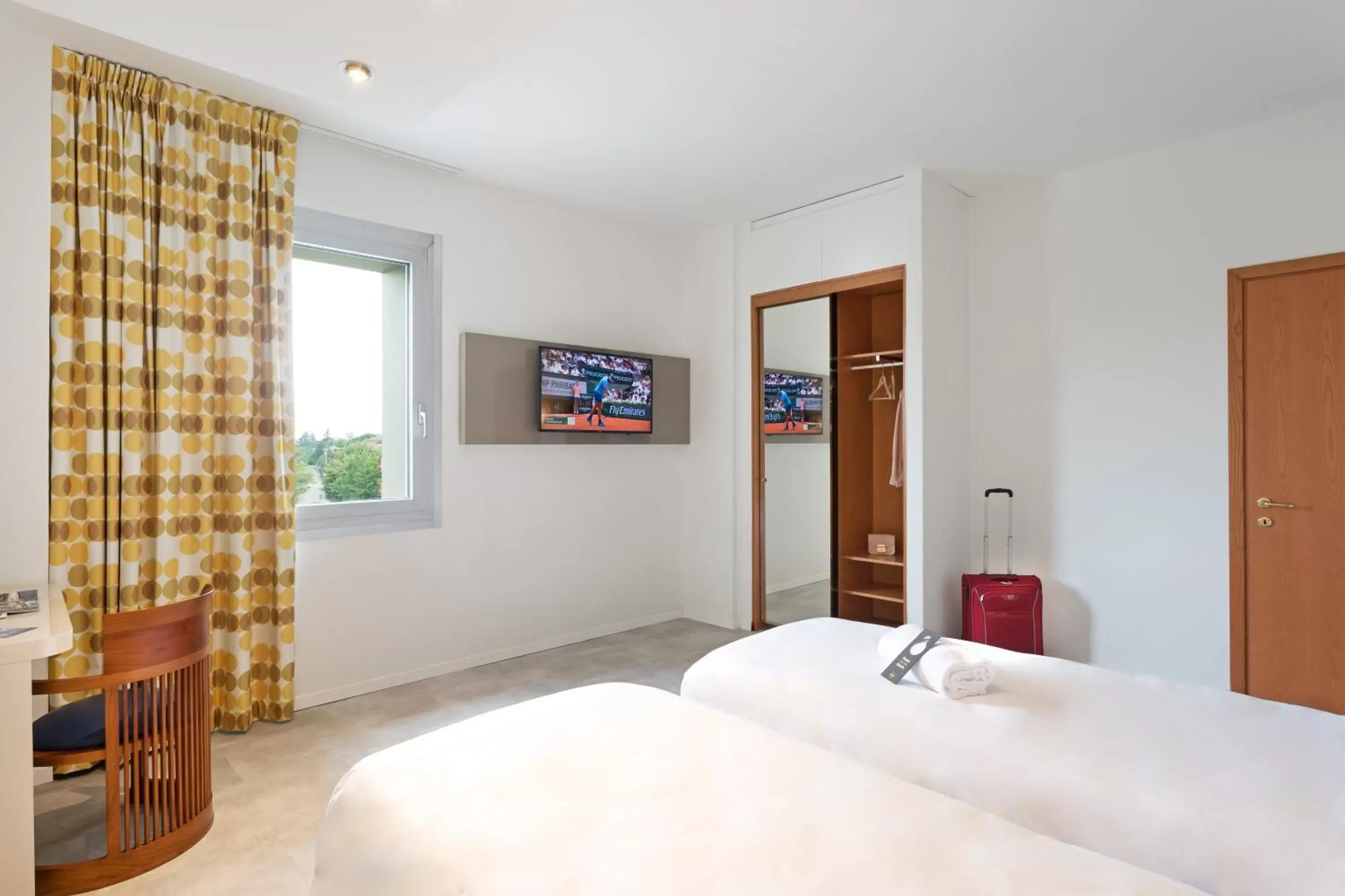 Bedroom, Bed in B&B Hotel Modena