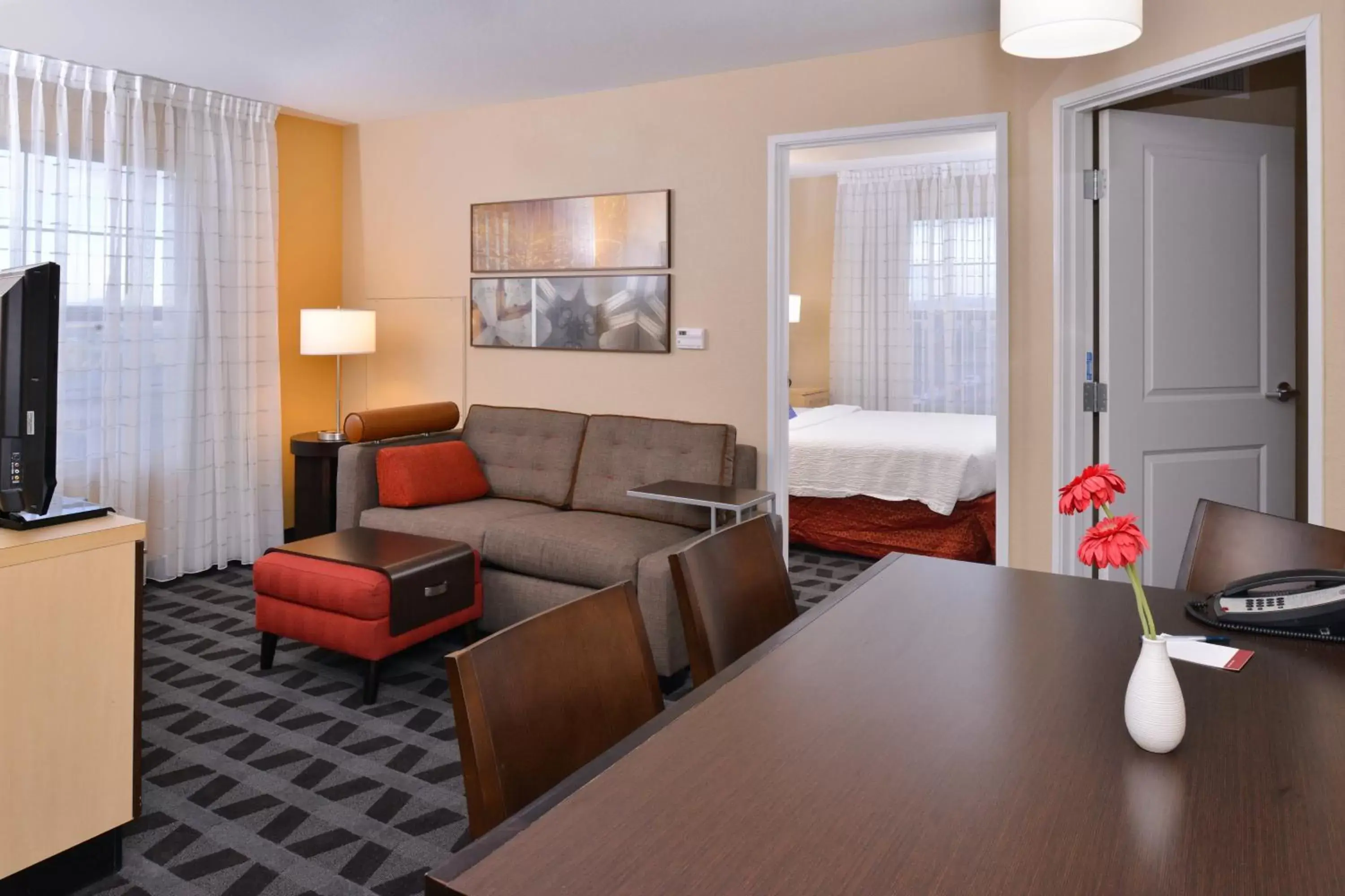 Bedroom, Seating Area in TownePlace Suites by Marriott Las Vegas Henderson