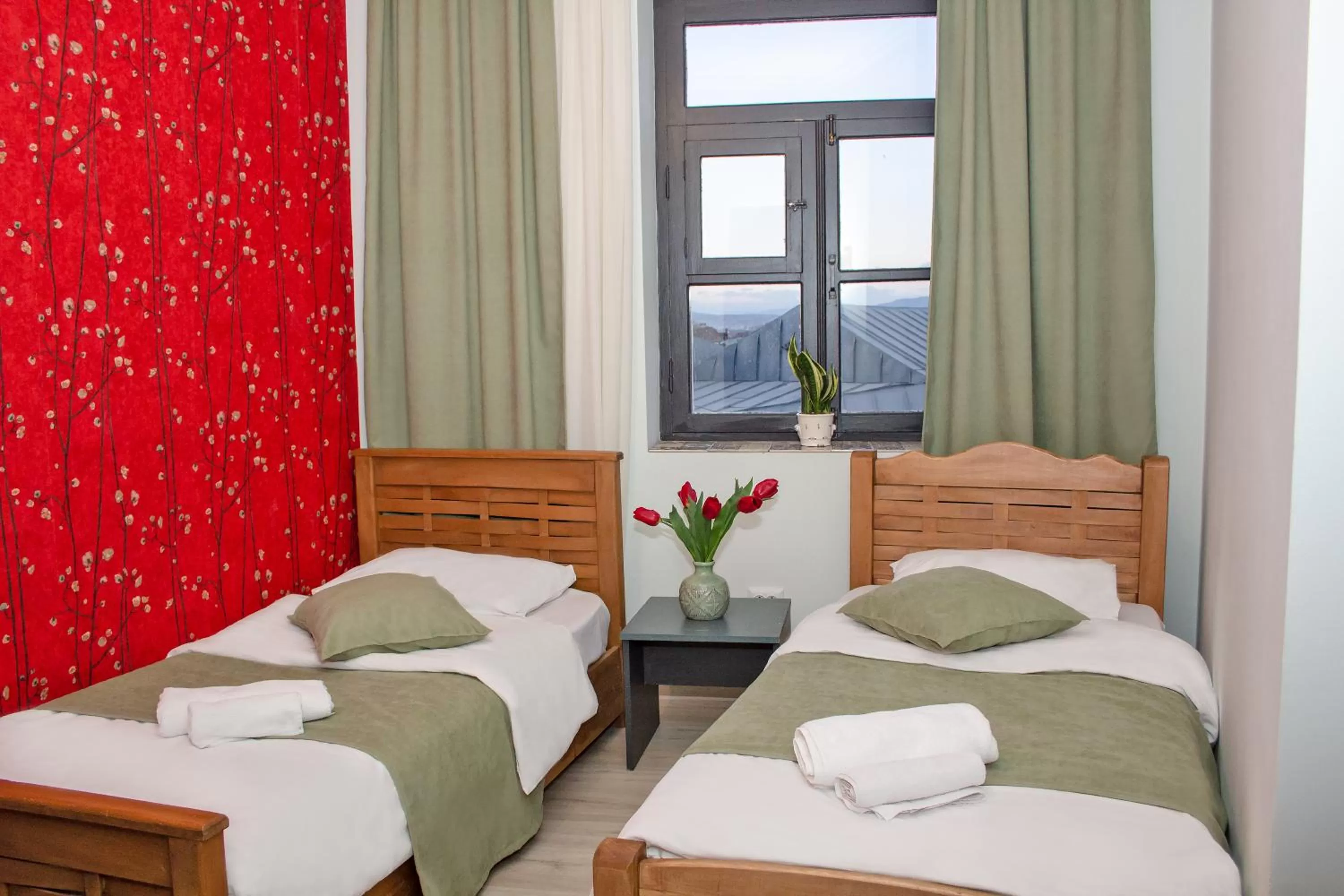 Photo of the whole room, Bed in Check Point Hotel