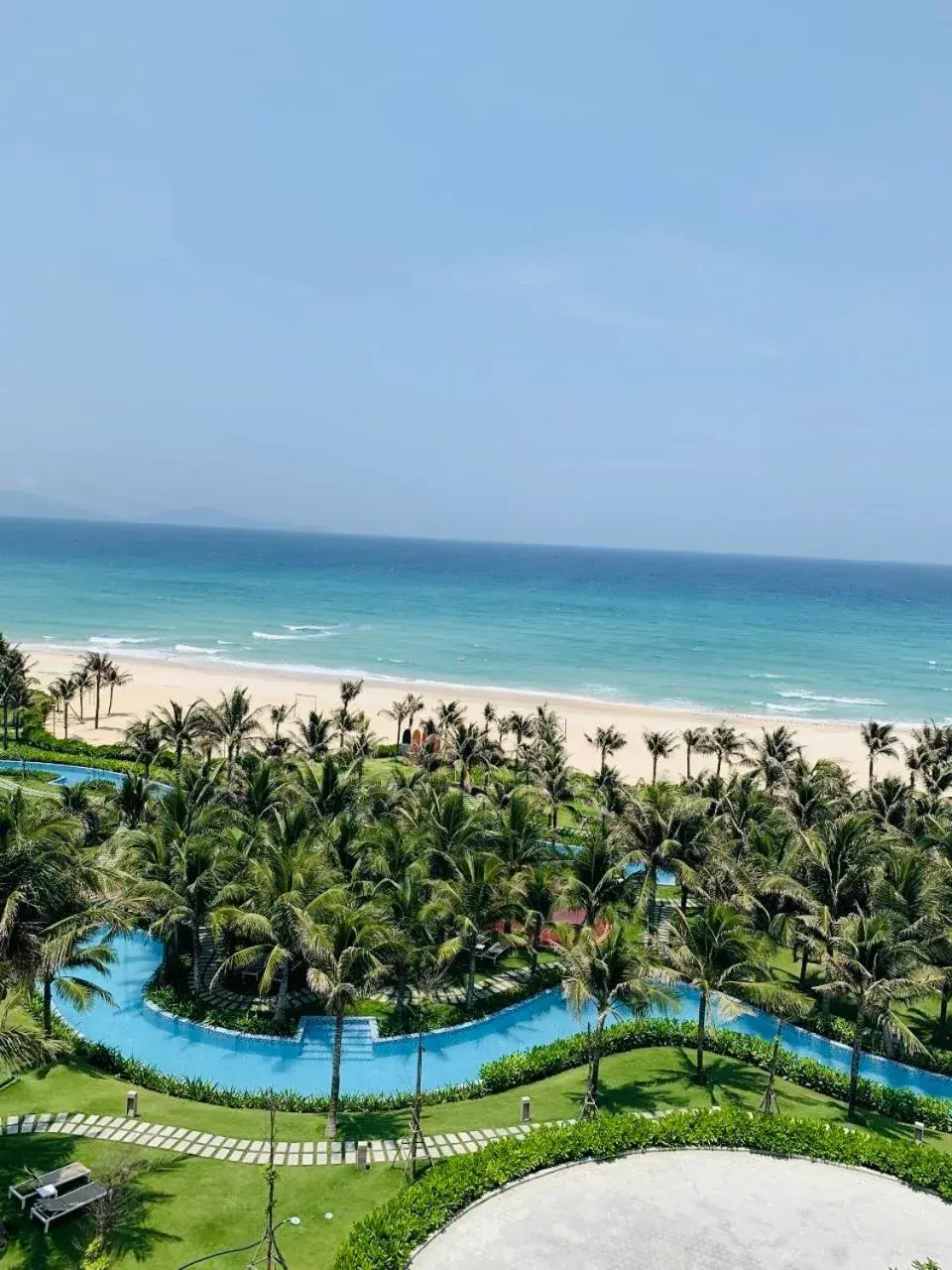 Pool View in blue Cam Ranh Nha Trang resort