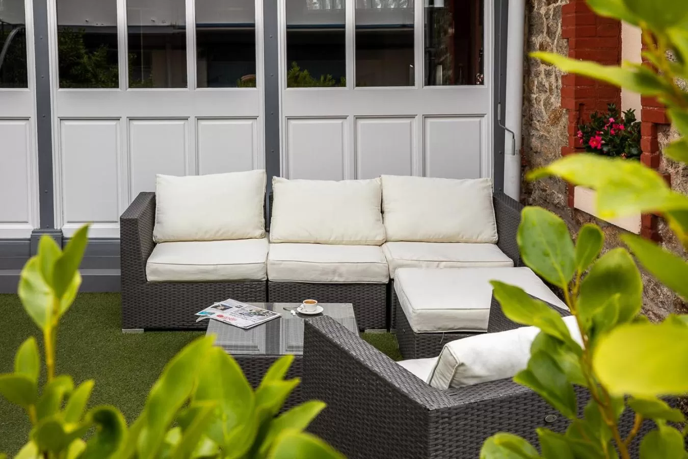 Patio in Hotel Des Dunes