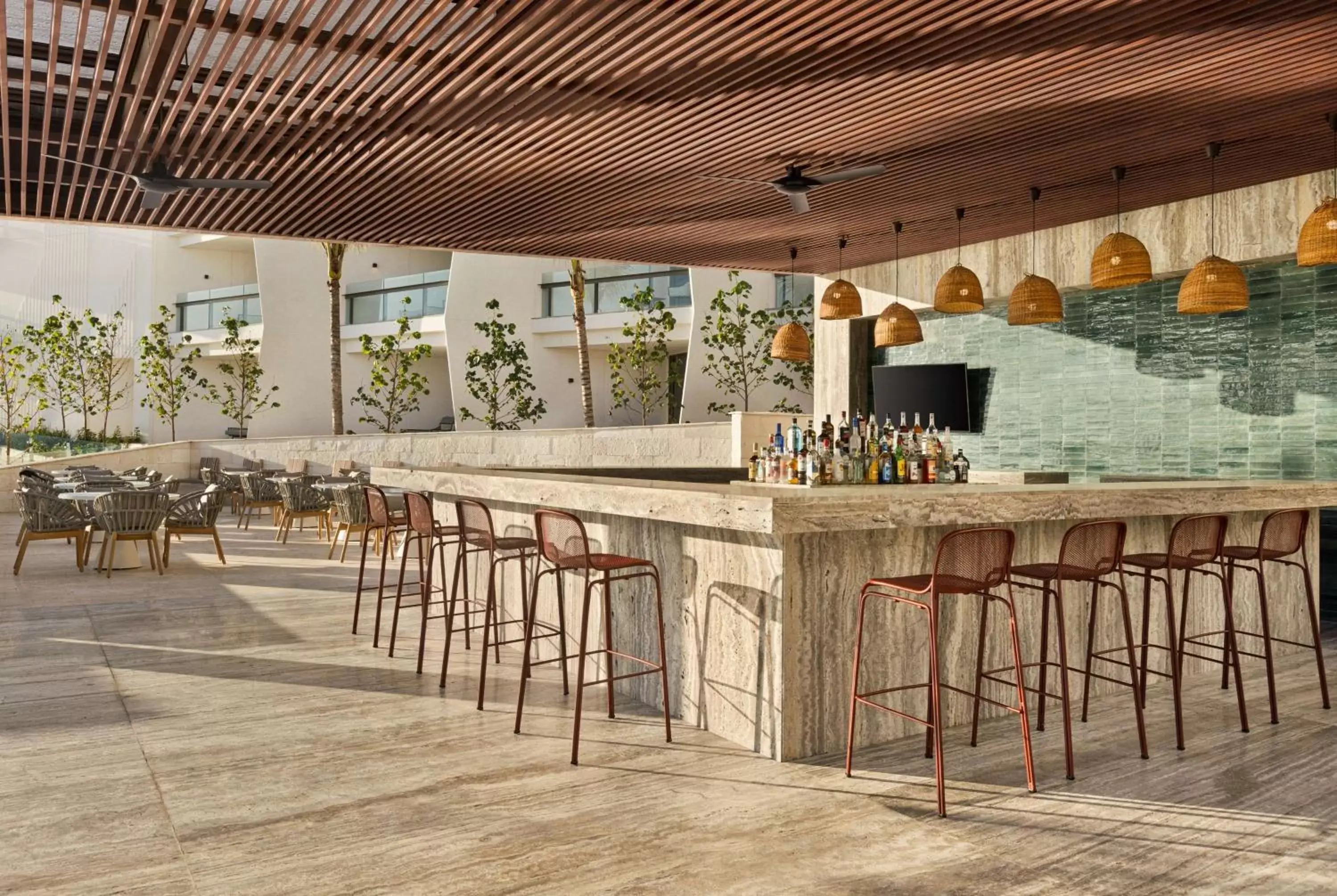 Lounge or bar, Lounge/Bar in Hilton Cancun, an All-Inclusive Resort