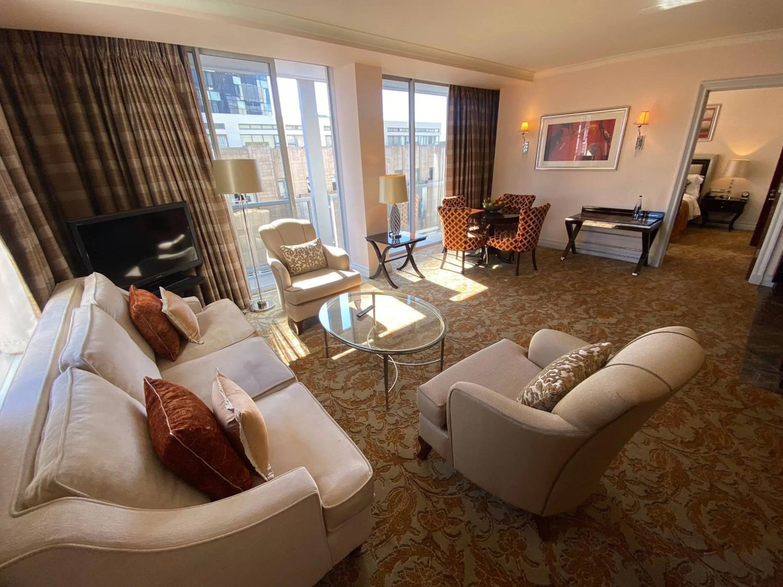 Seating Area in Taj Executive Suites, Private Residence