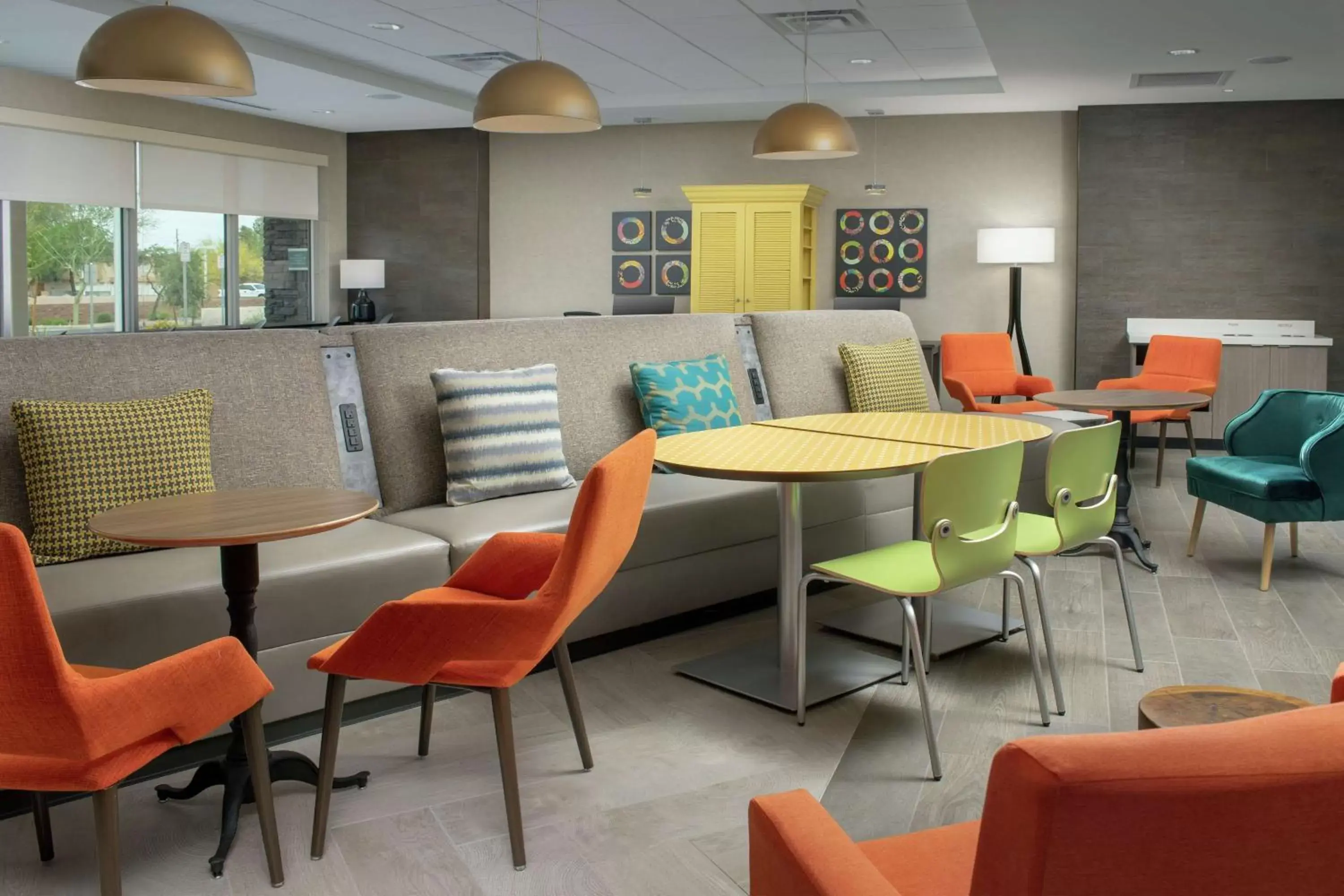 Lobby or reception, Lounge/Bar in Home2 Suites by Hilton Phoenix Airport South