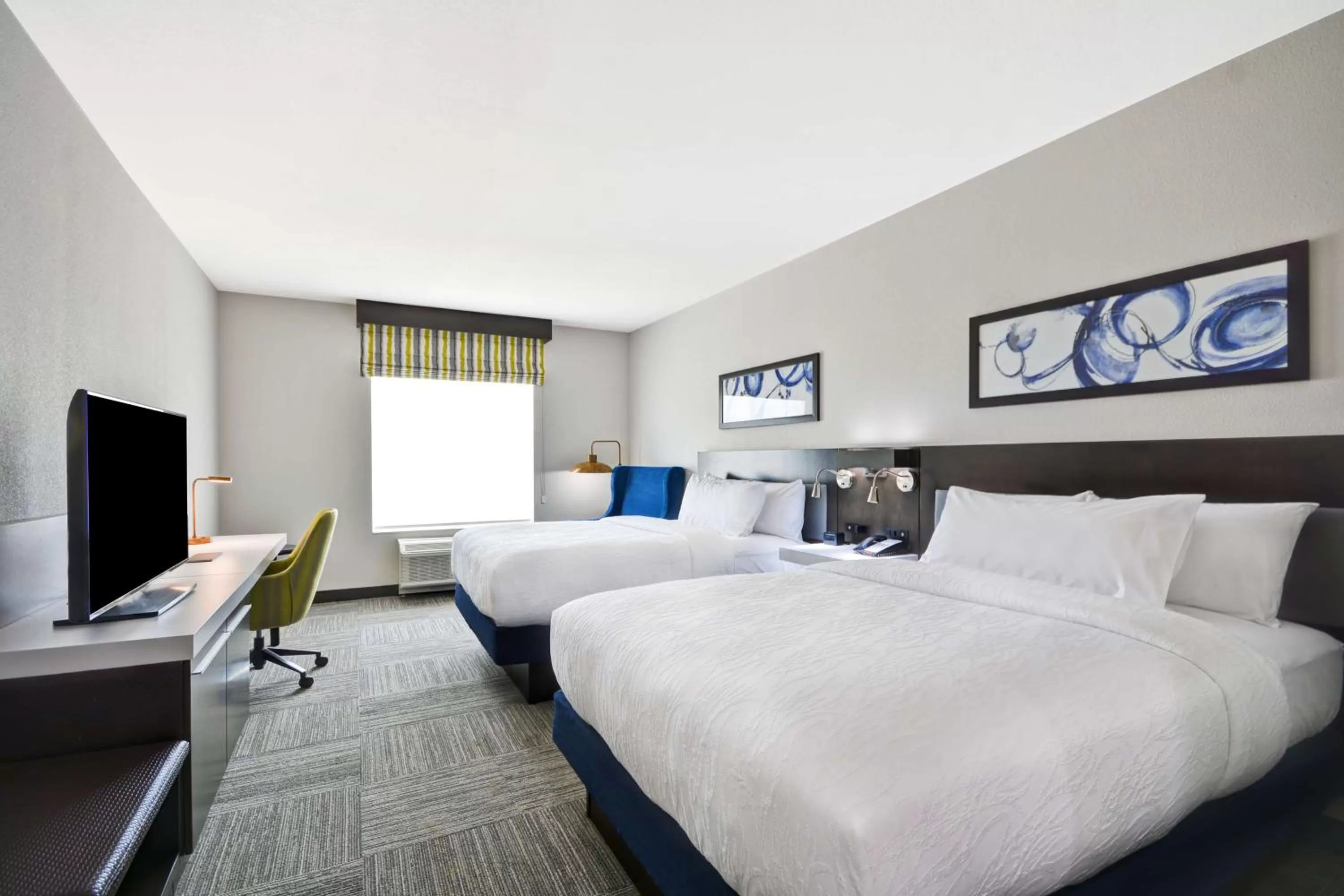 Bedroom, Bed in Hilton Garden Inn Tulsa-Broken Arrow, OK
