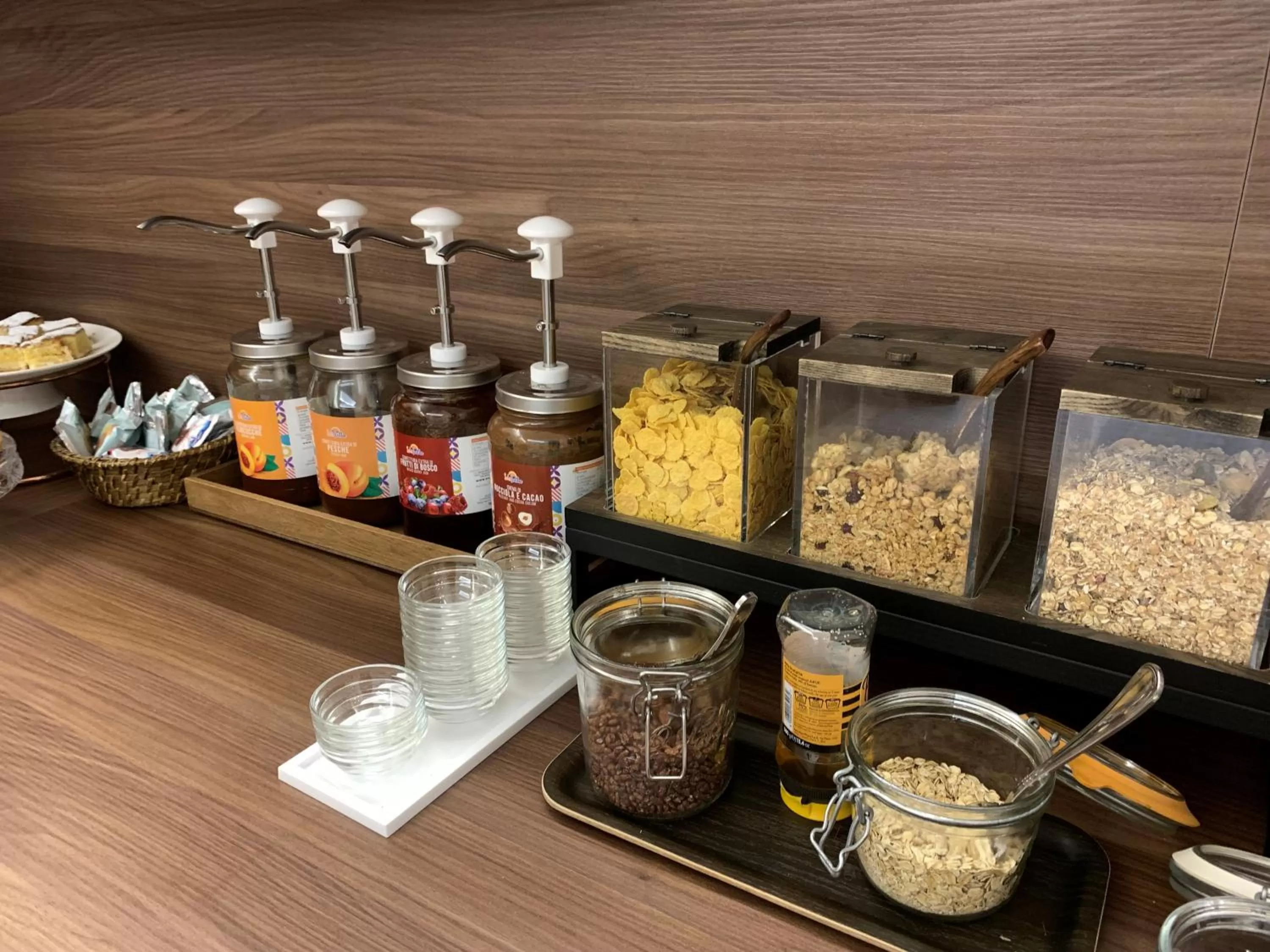 Food close-up in Boutique Hotel Touring