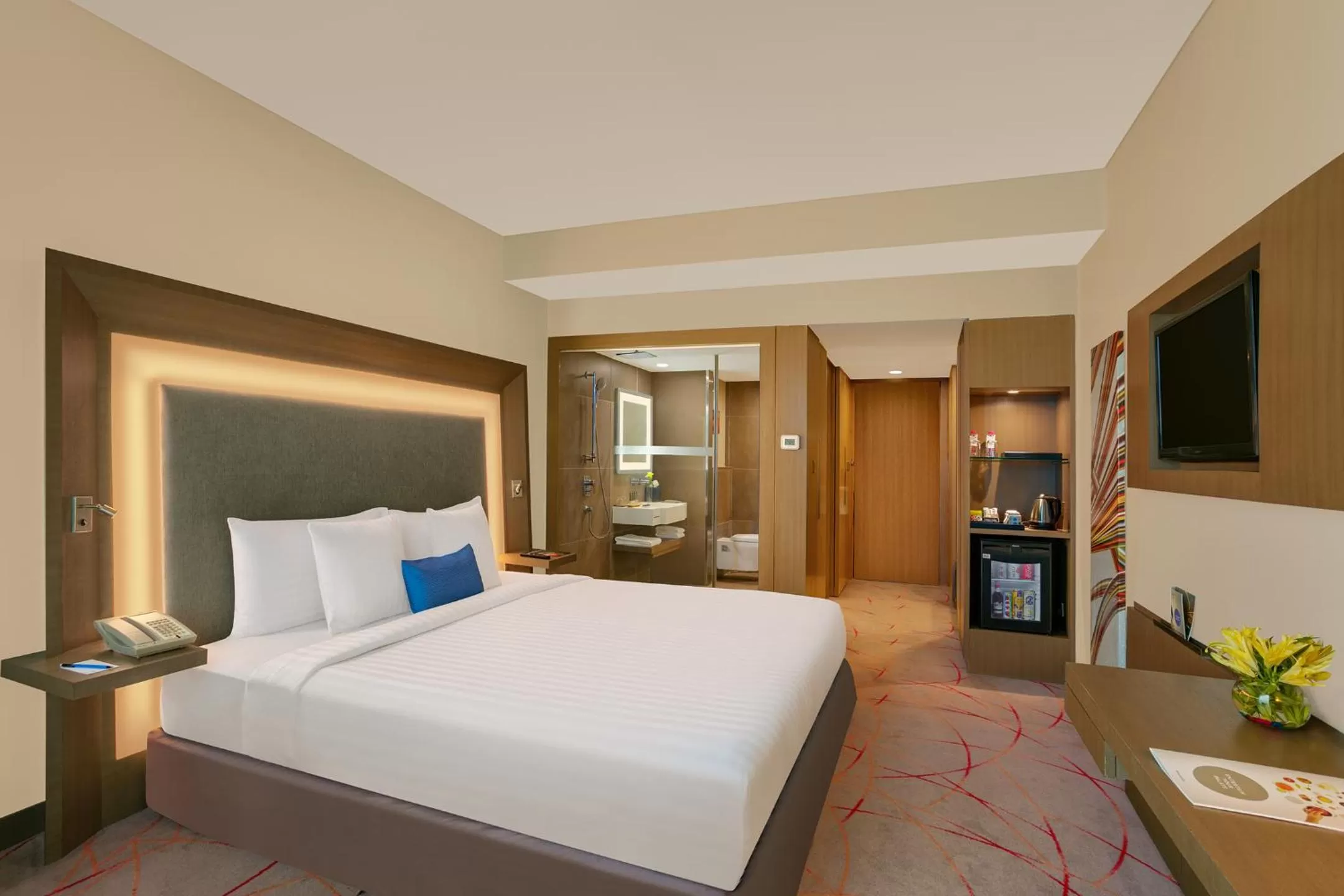 Photo of the whole room, Bed in Novotel Ahmedabad