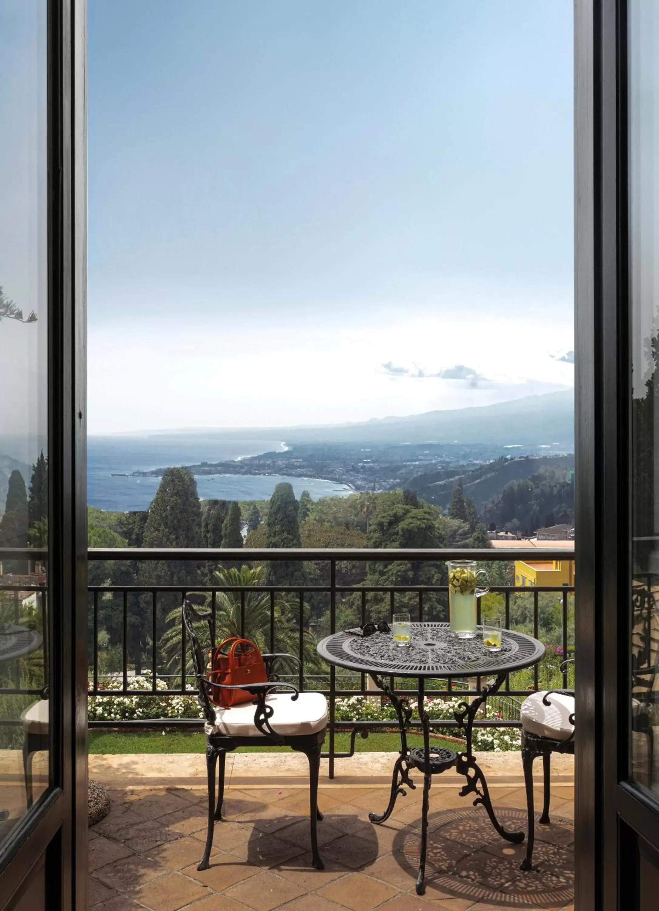 Balcony/Terrace, Mountain View in Grand Hotel Timeo, A Belmond Hotel, Taormina