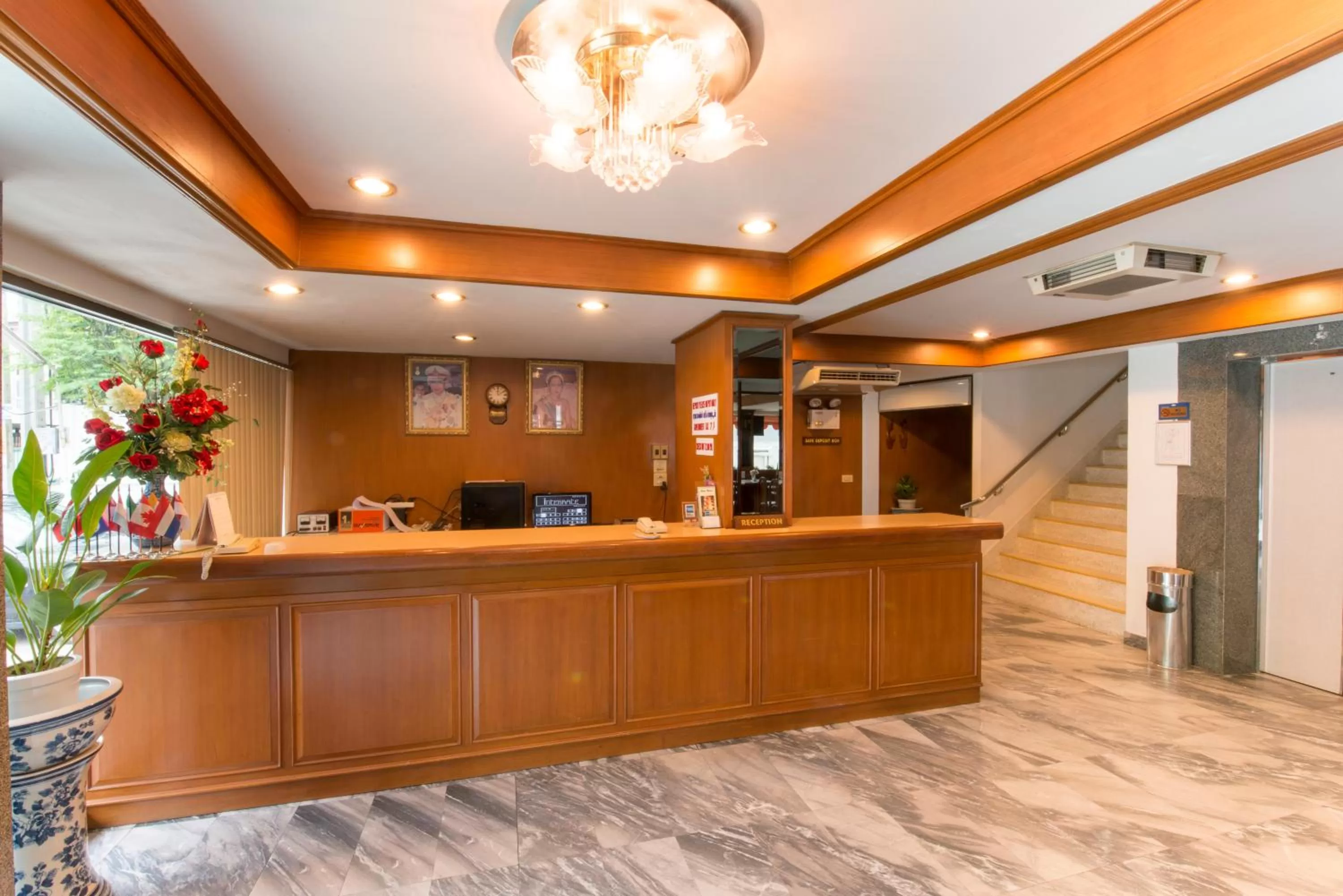 Lobby or reception in Siam Palace Hotel