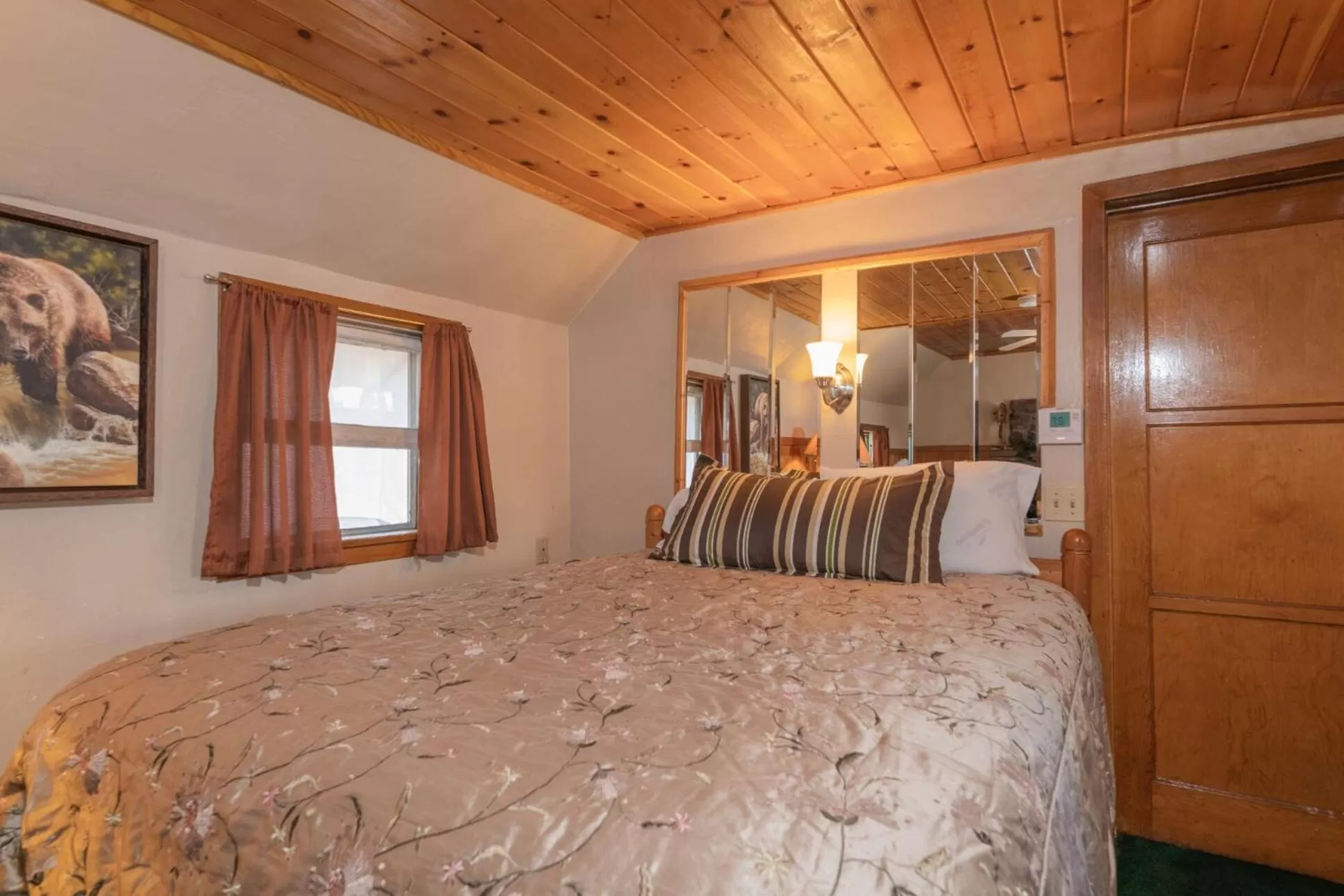 Bed in Black Forest Lodge