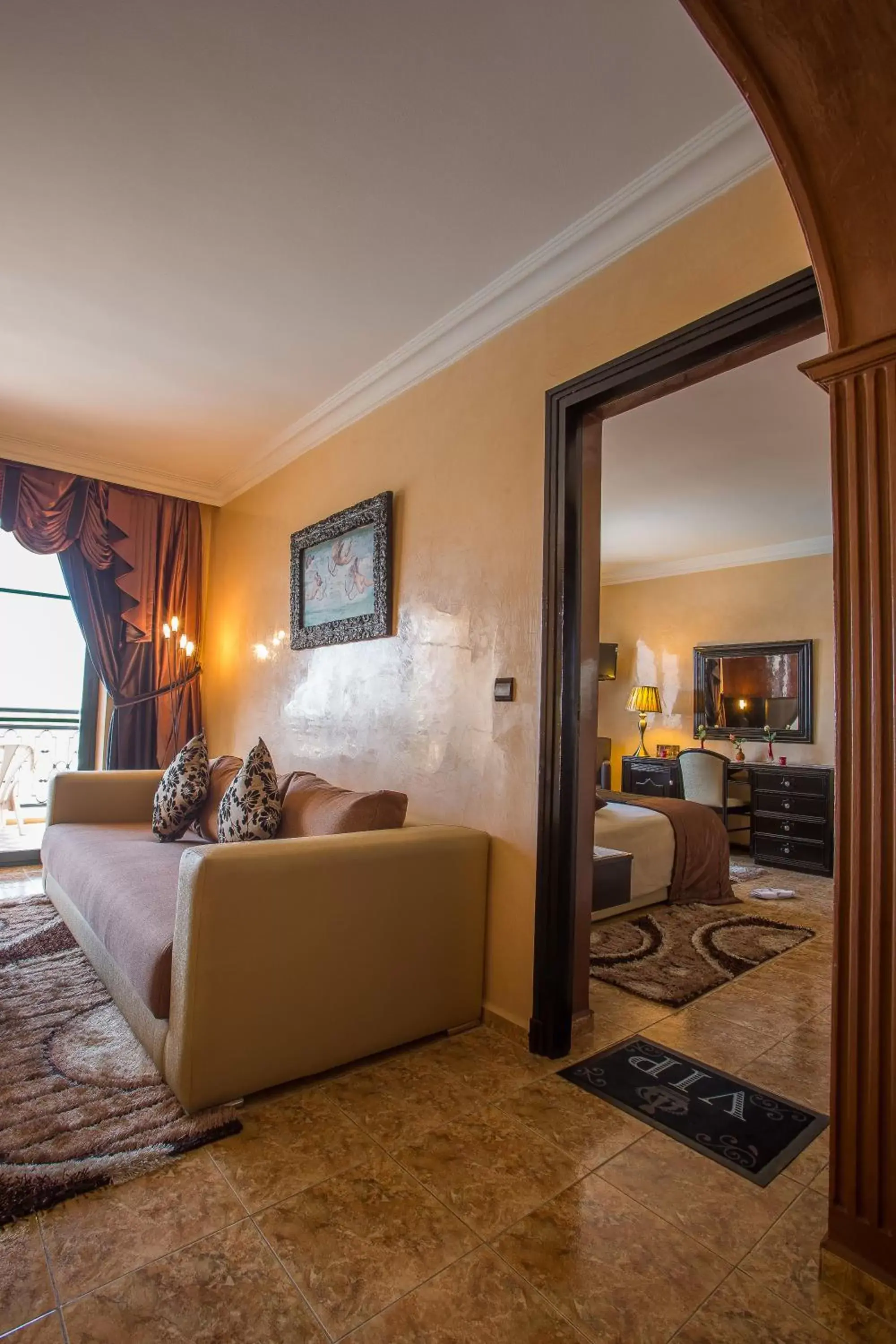 Living room, Seating Area in Hotel Argana Agadir