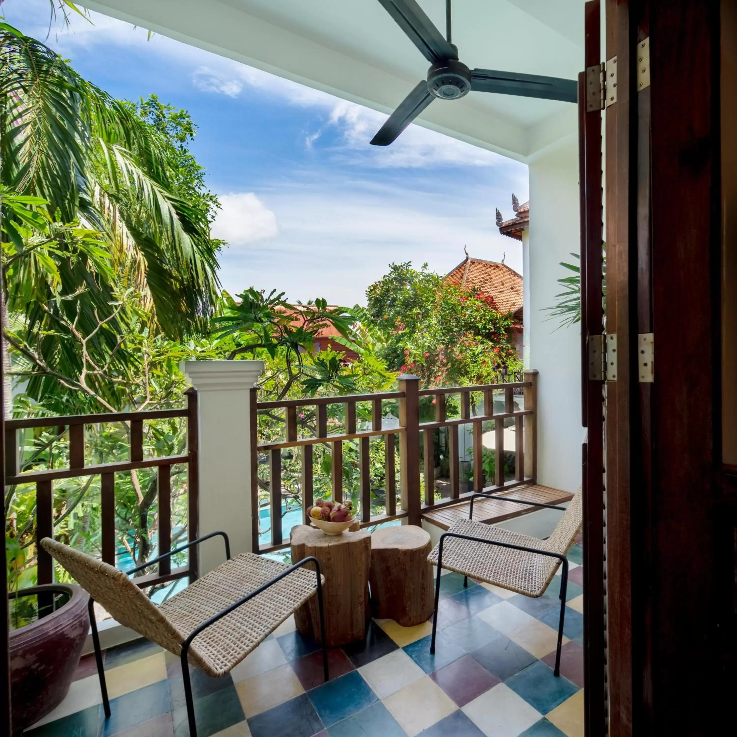 Balcony/Terrace in Rambutan Resort – Siem Reap