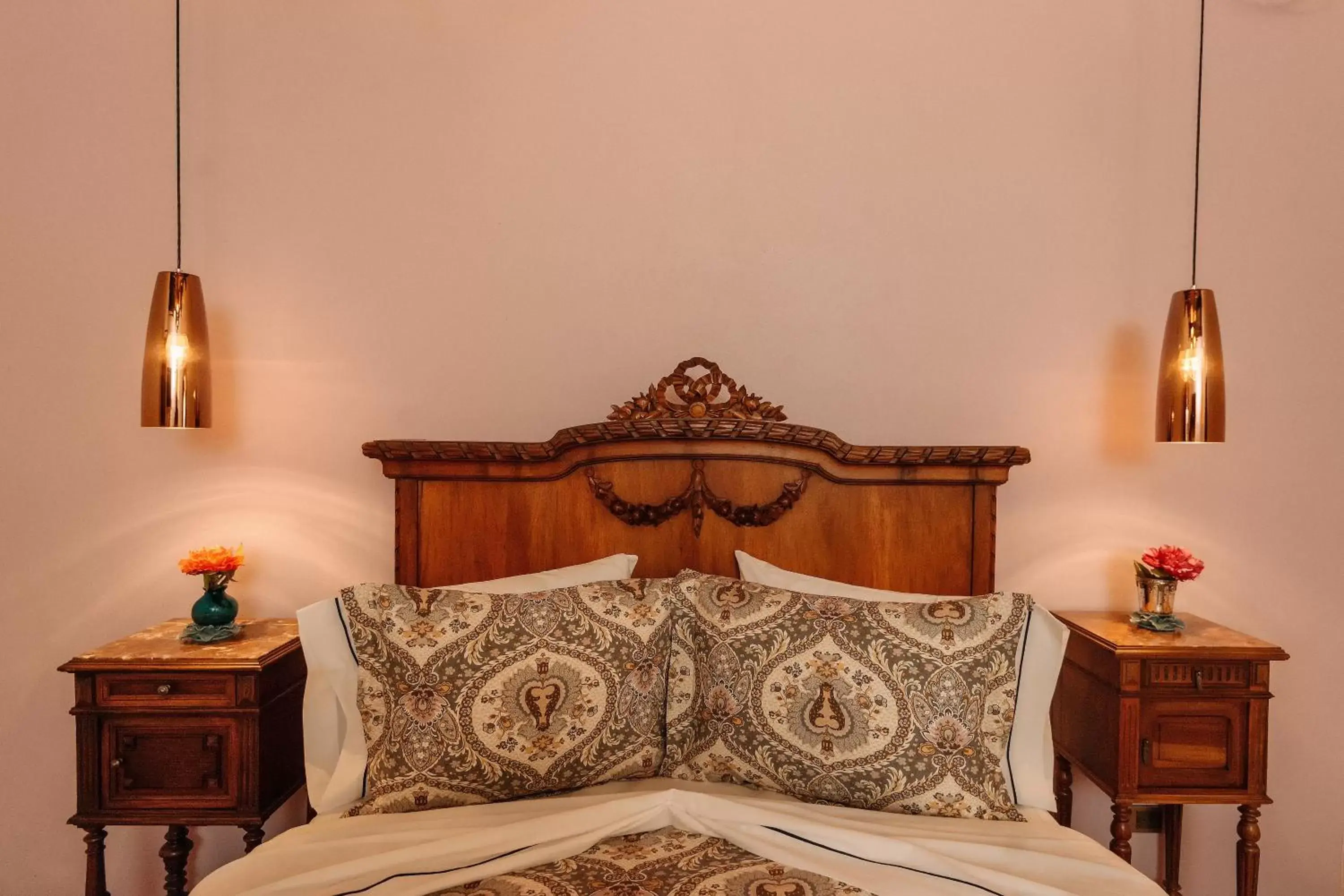 Bed in Hotel Marqués del Ángel