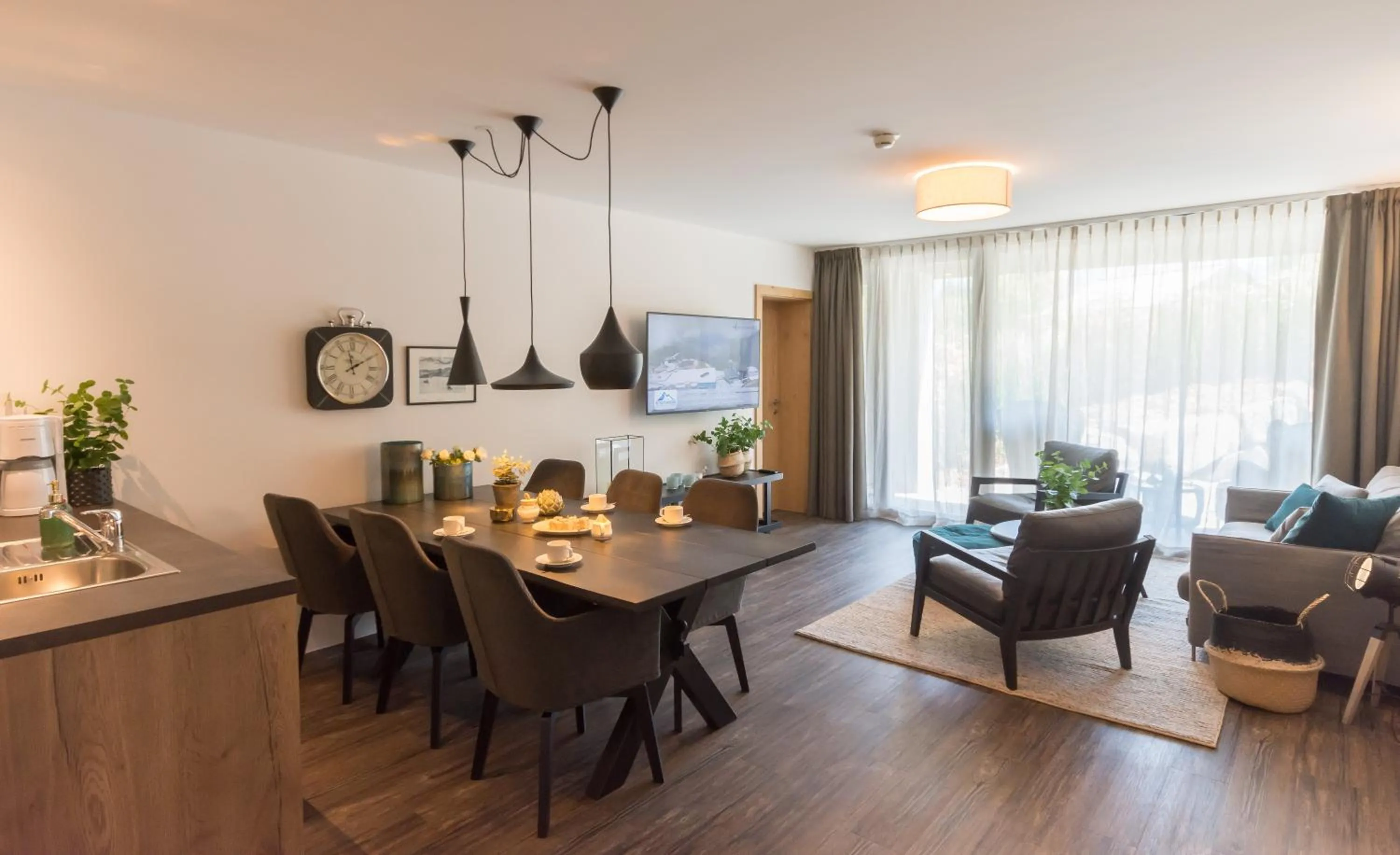 Living room, Dining Area in Schönblick Residence - Absolut Alpine Apartments