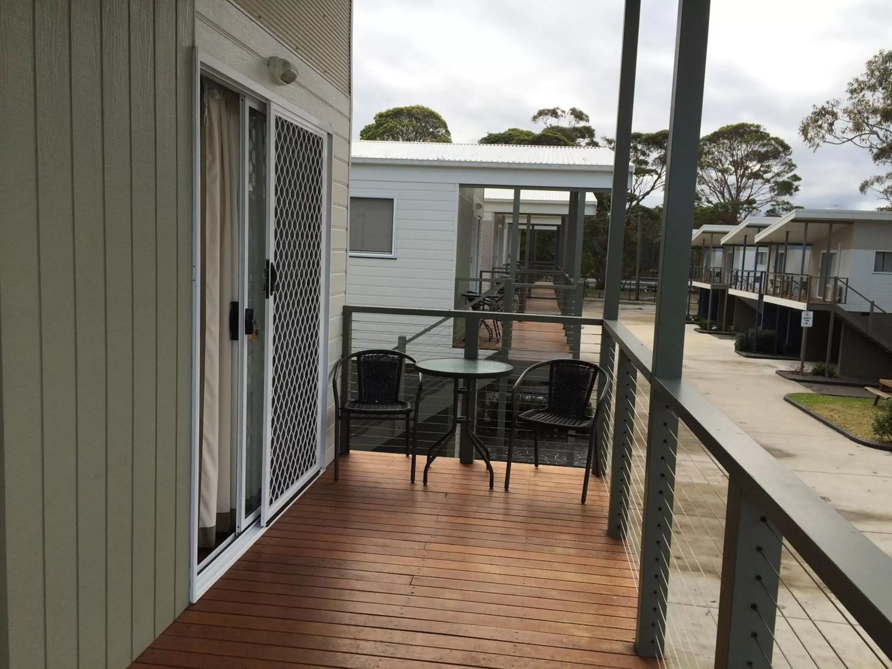 Day, Balcony/Terrace in Peace Resorts - Jervis Bay Holiday Cabins in Sussex Inlet