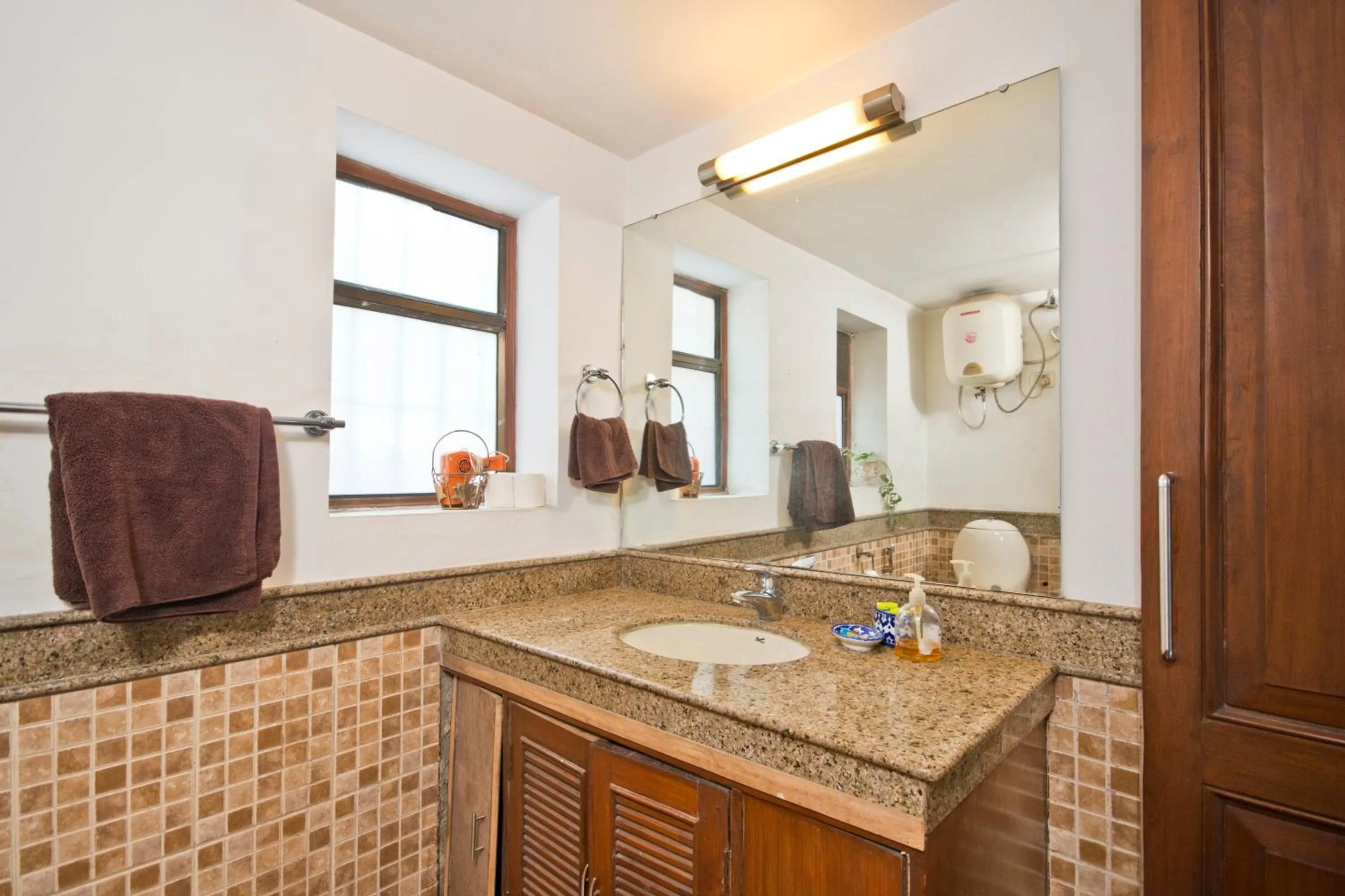Bathroom in Trendy Bed & Breakfast