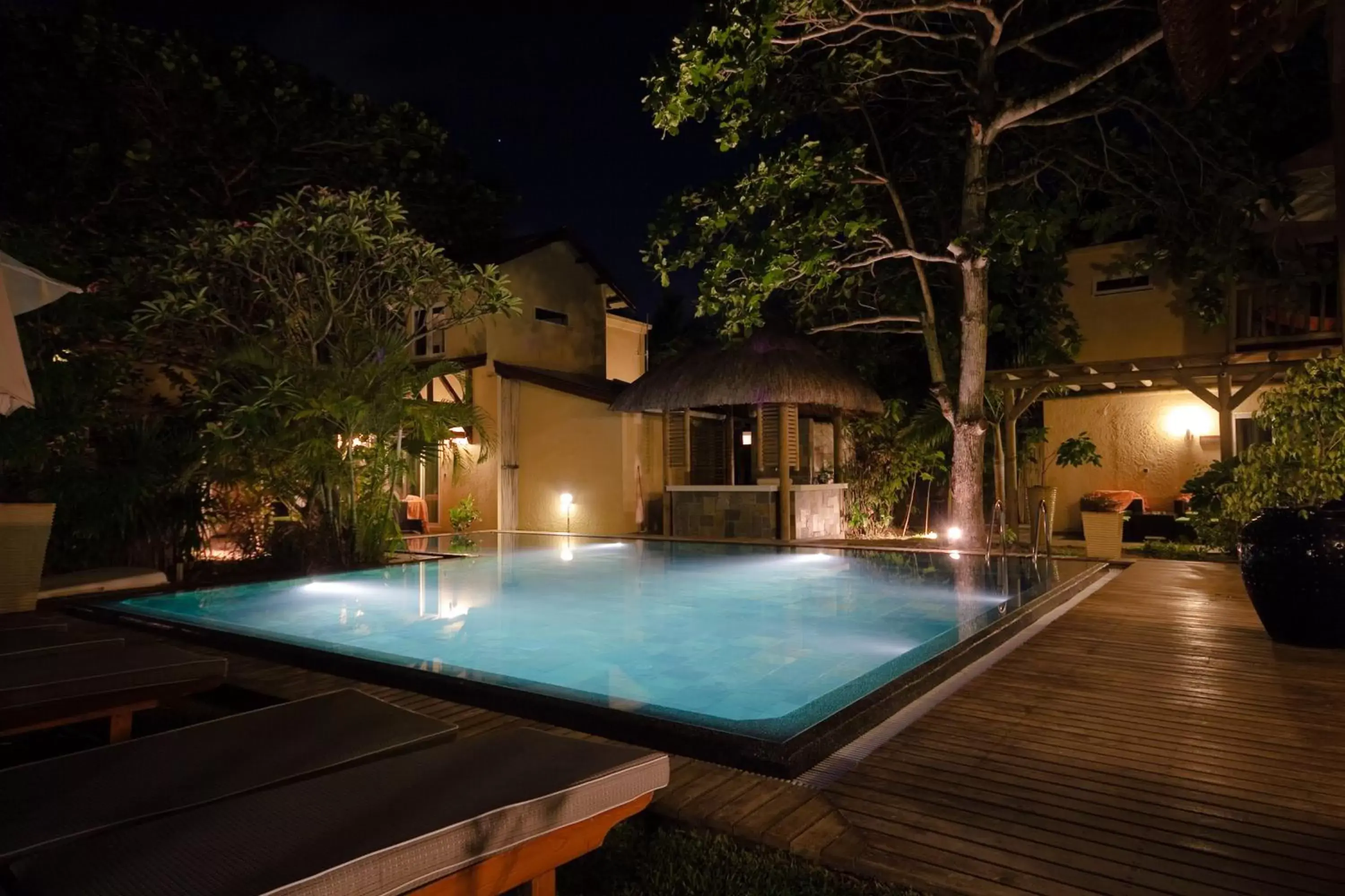 Night, Swimming Pool in Ocean Villas Hotel