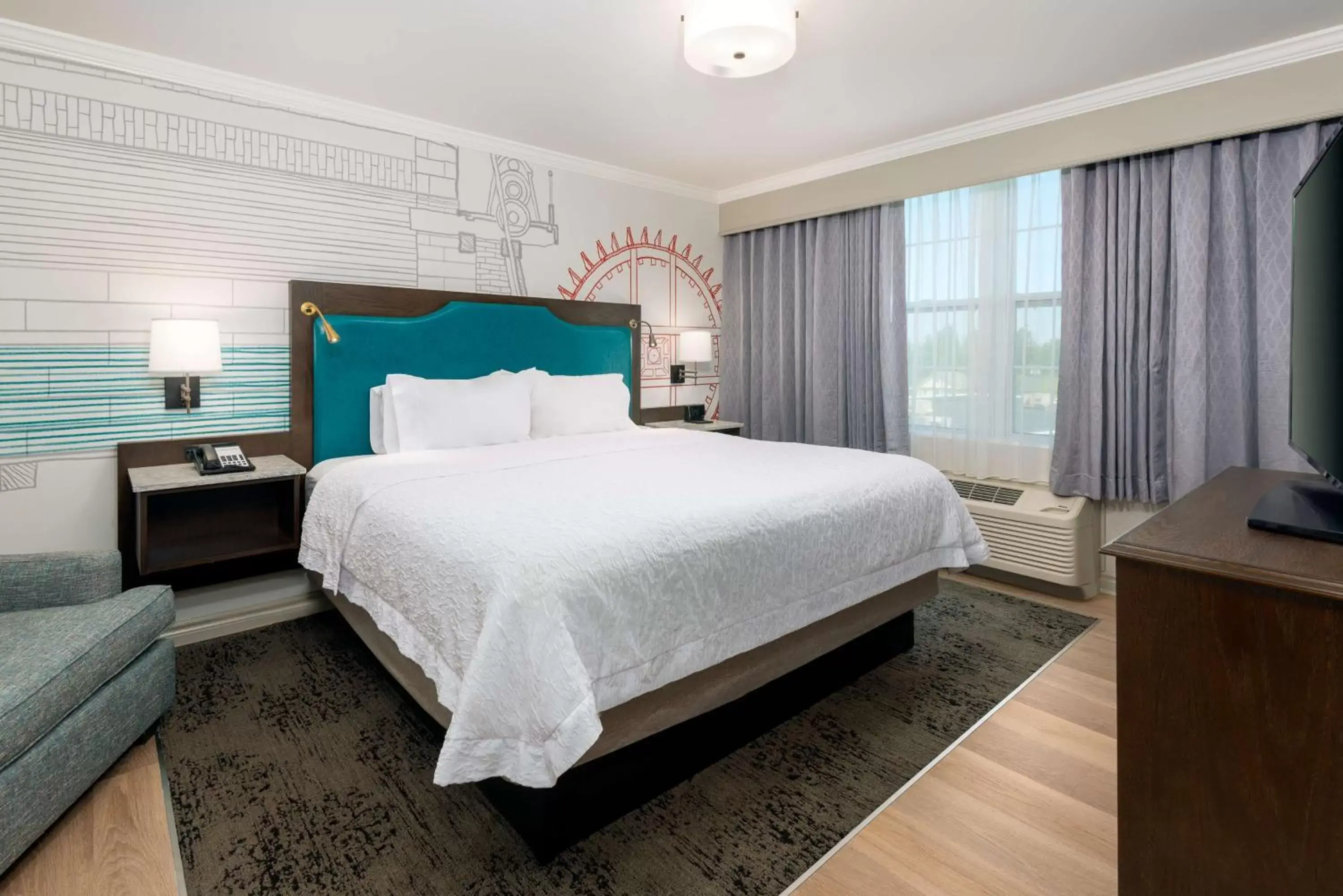 Bed in Hampton Inn Buffalo-Williamsville
