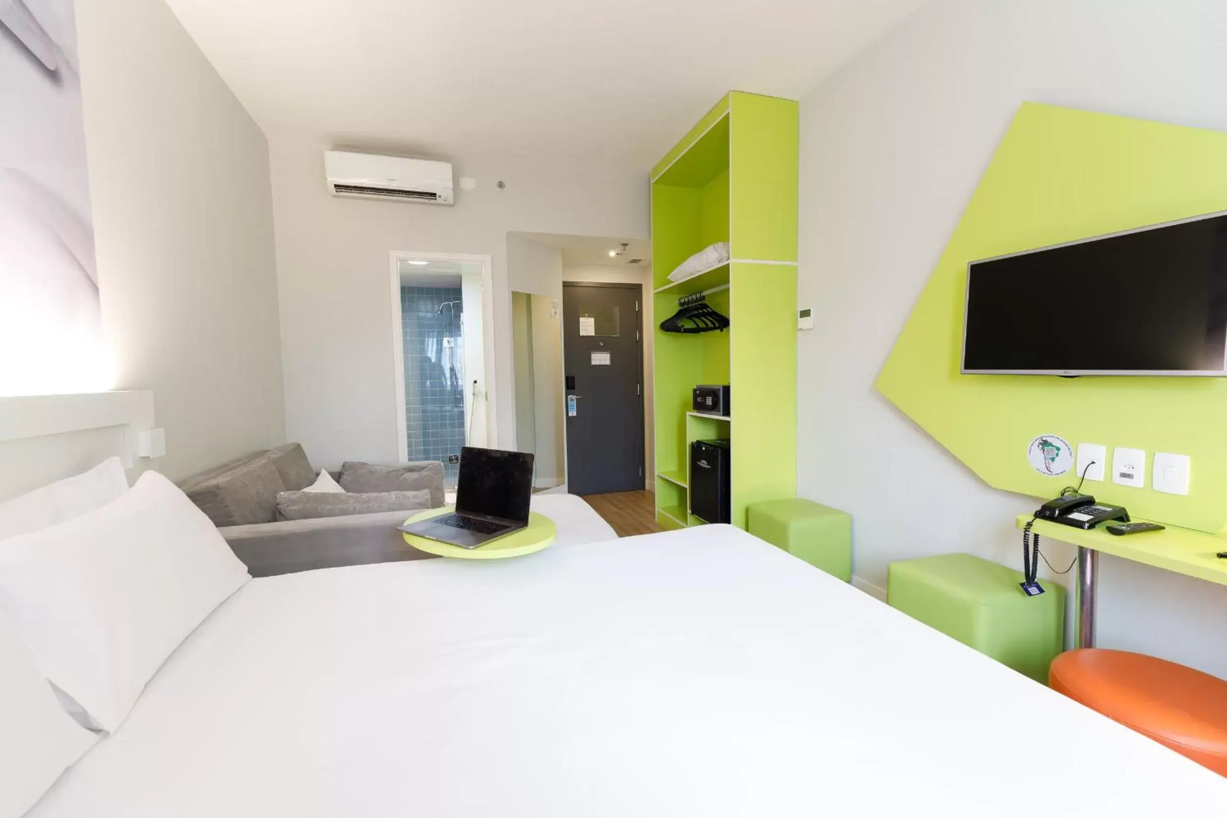 Bedroom, Bed in ibis Styles Sao Paulo Barra Funda