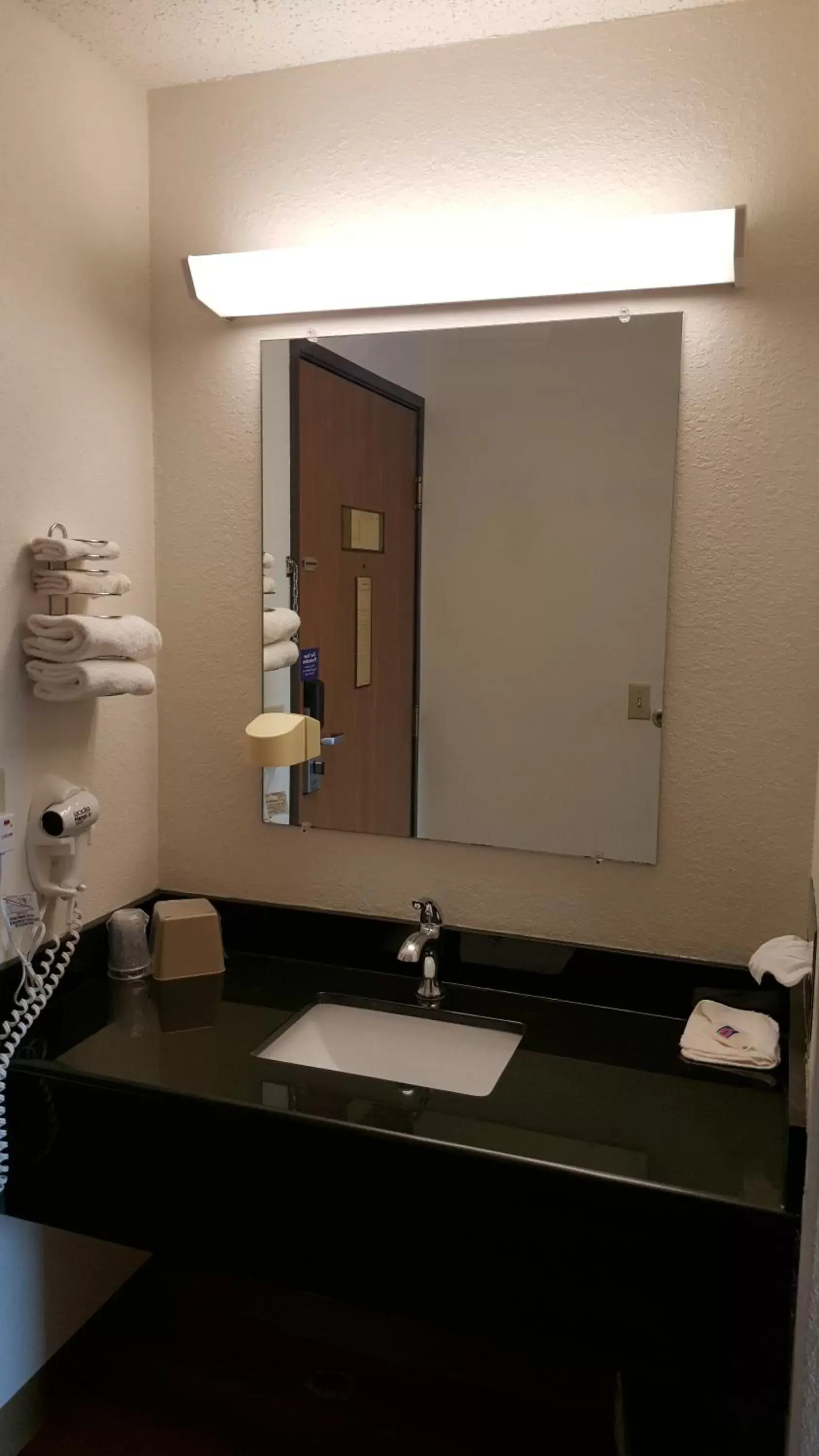 Bathroom in Motel 6-Saukville, WI