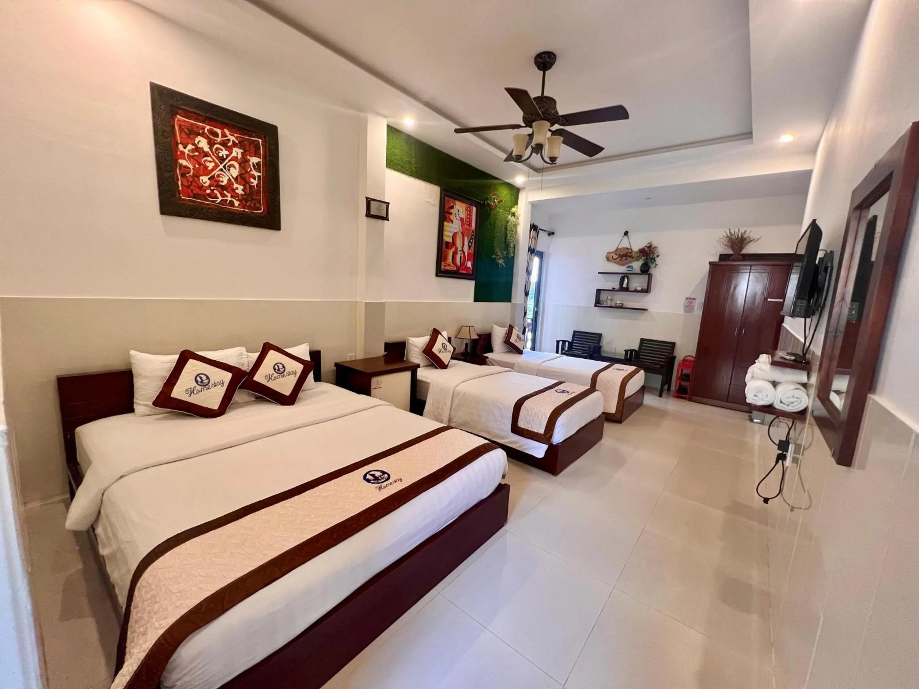 Bed in Hoi An Ngo Homestay