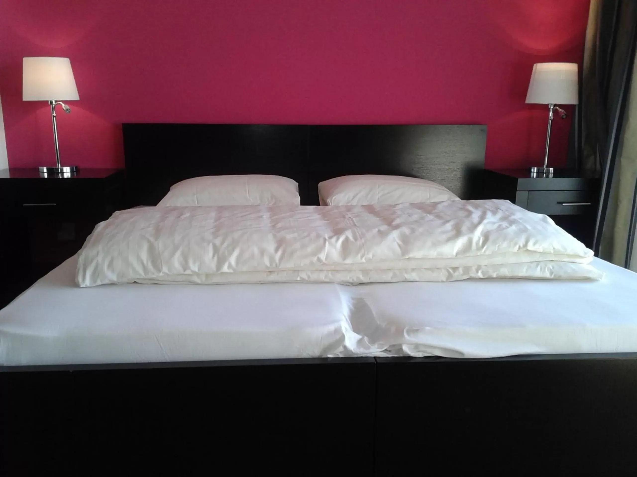 Bed in Hotel Swiss Bellevue