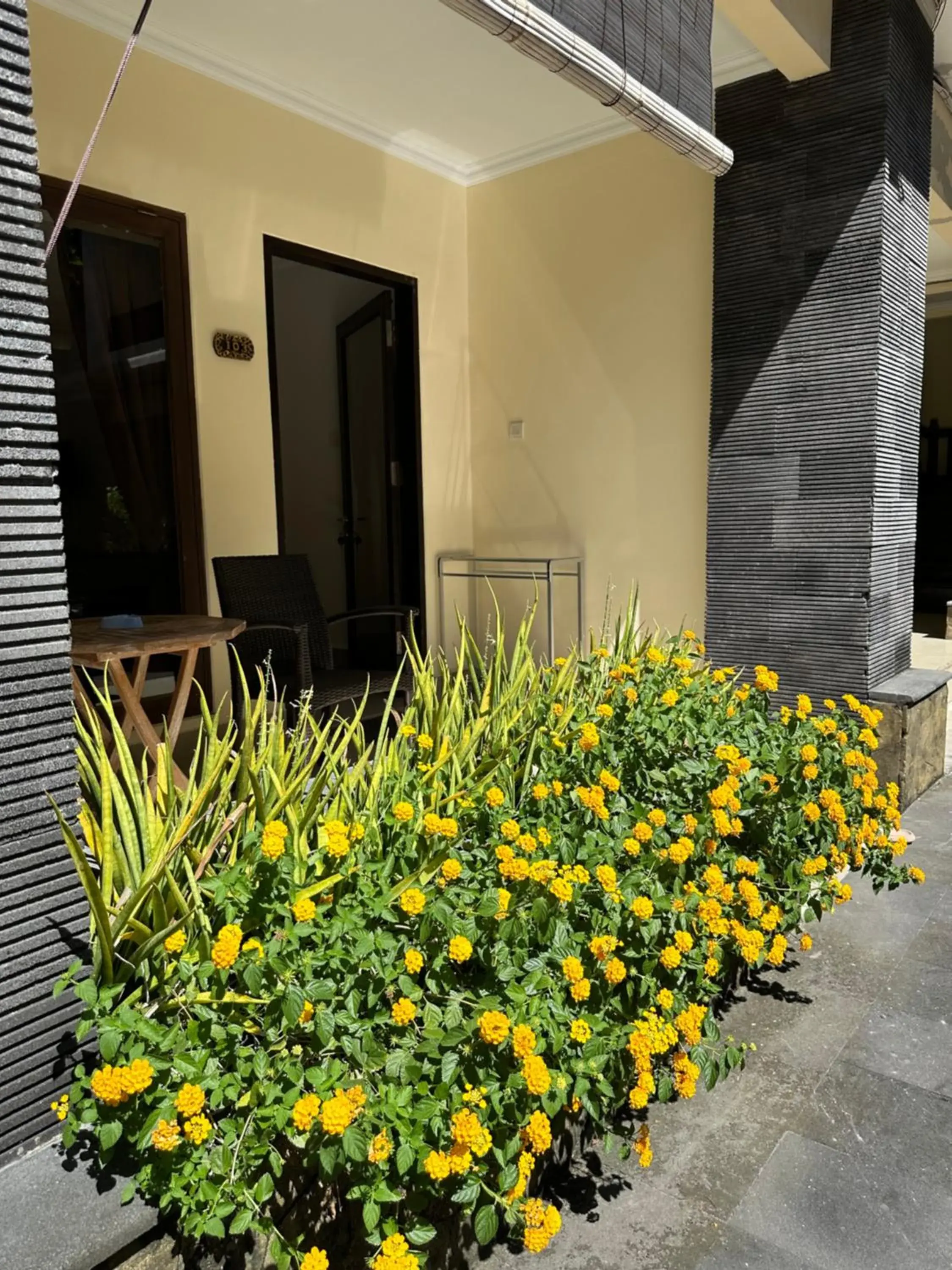 Balcony/Terrace in Radha Bali Hotel