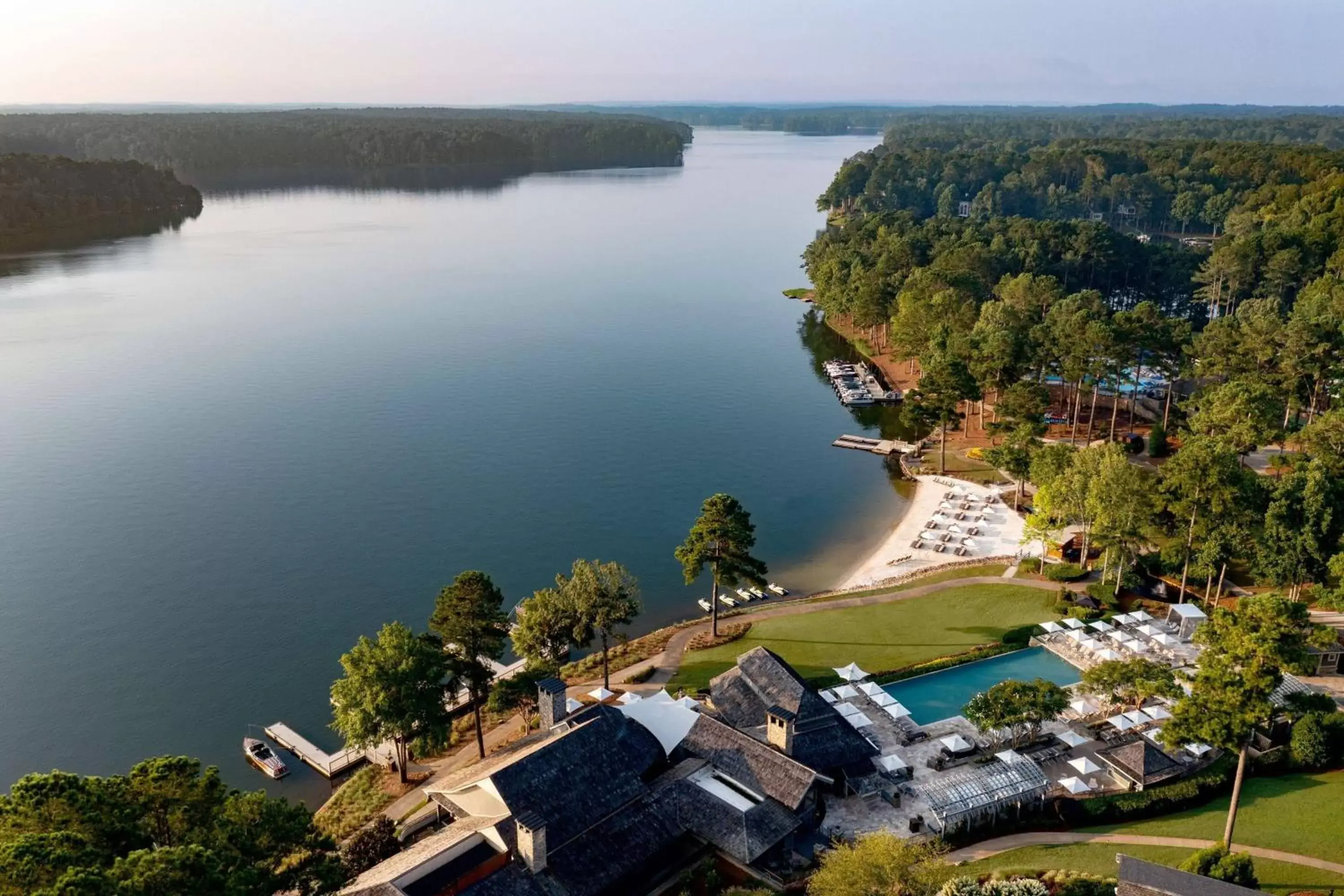 Property building, Bird's-eye View in The Ritz-Carlton Reynolds, Lake Oconee