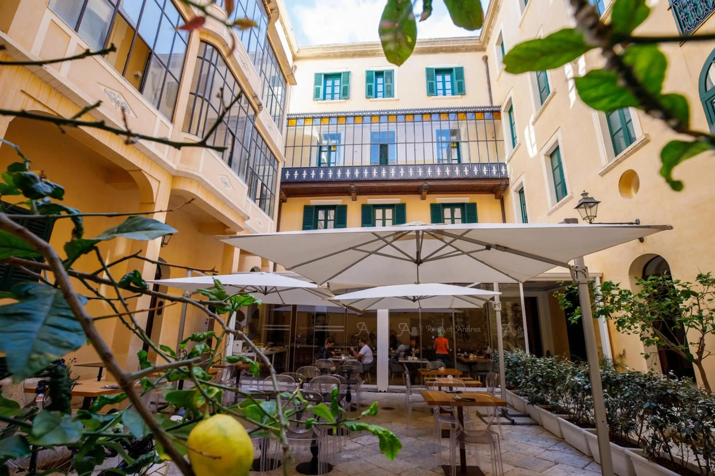 Patio, Property Building in Room Of Andrea Hotel