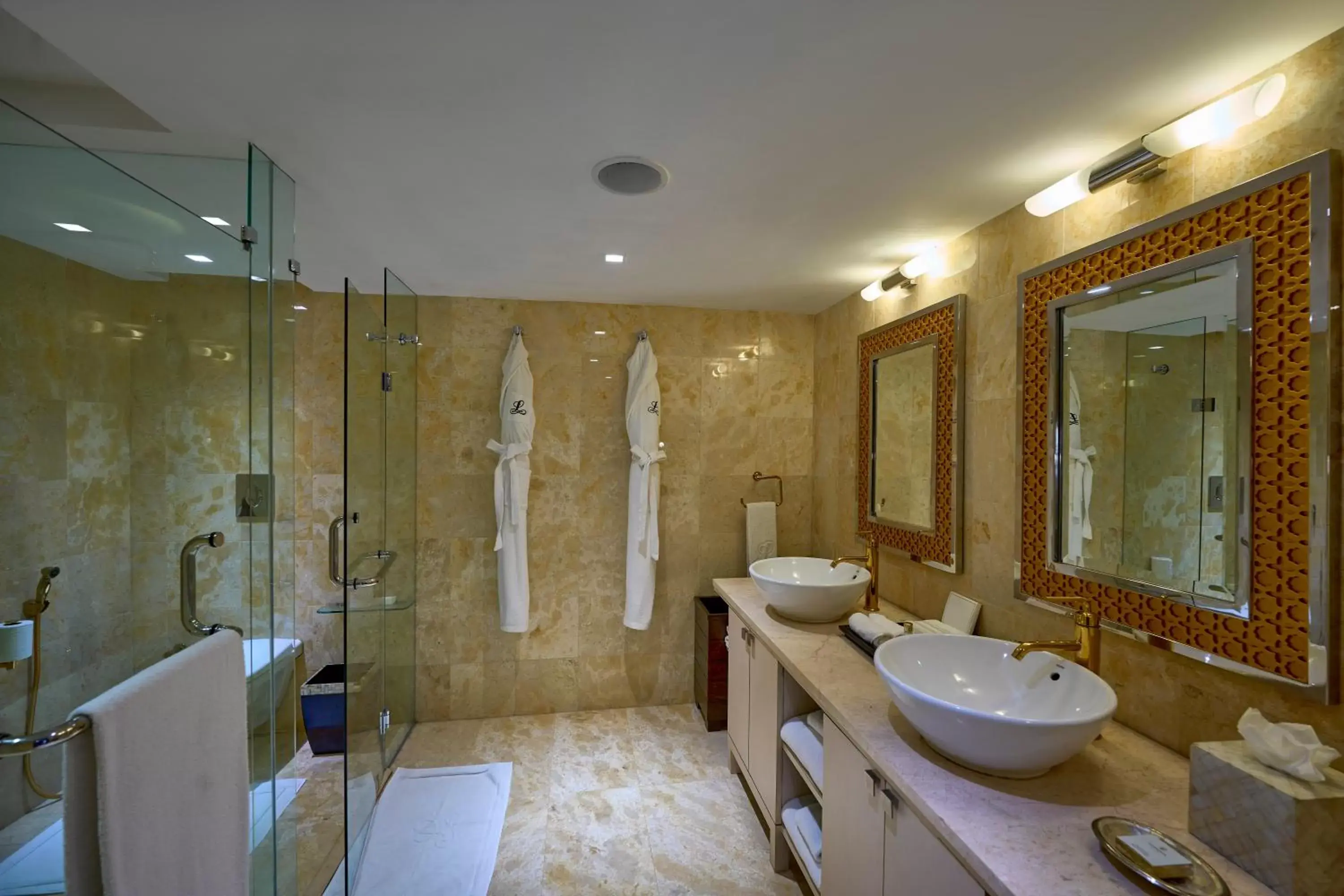 Bathroom in The Leela Kovalam, a Raviz Hotel