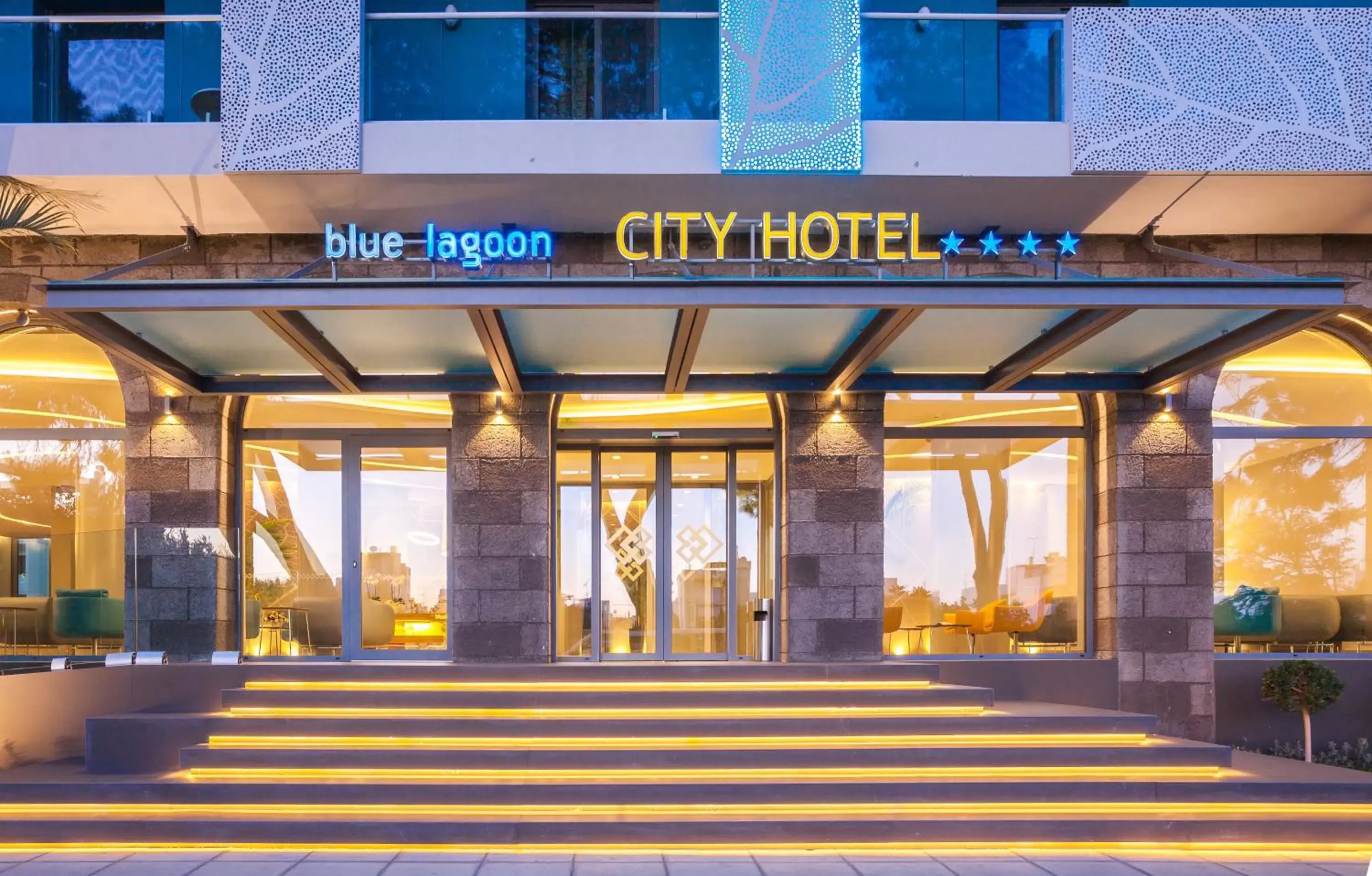 Facade/entrance in Blue Lagoon City Hotel