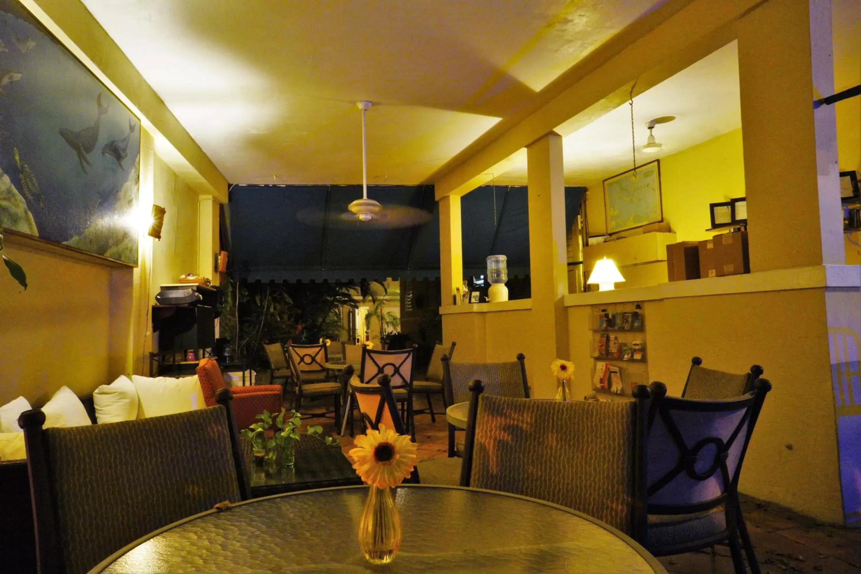 Night, Restaurant/Places to Eat in Casa del Caribe Inn